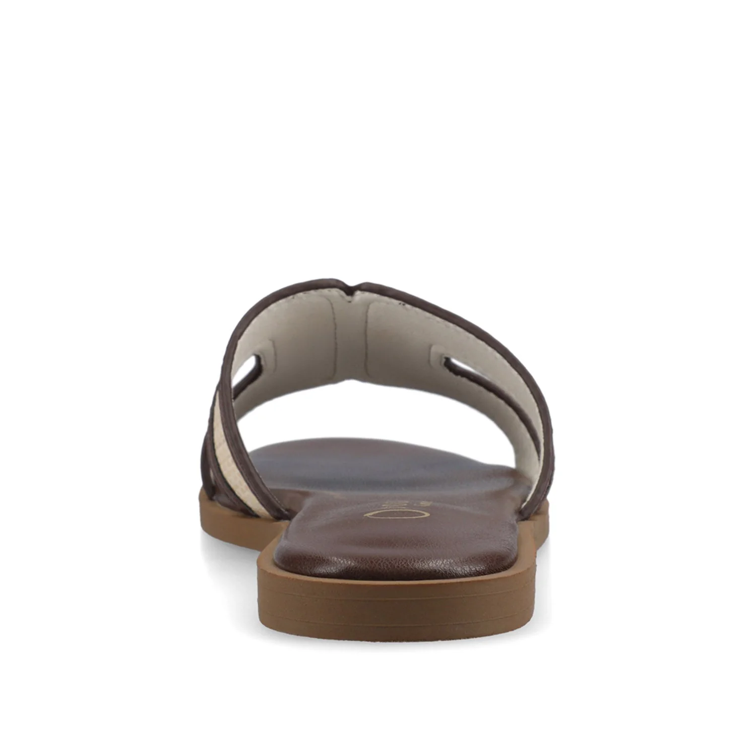 PRIMAH FLAT SANDALS IN WIDE - Chocolate Raffia - Image 6