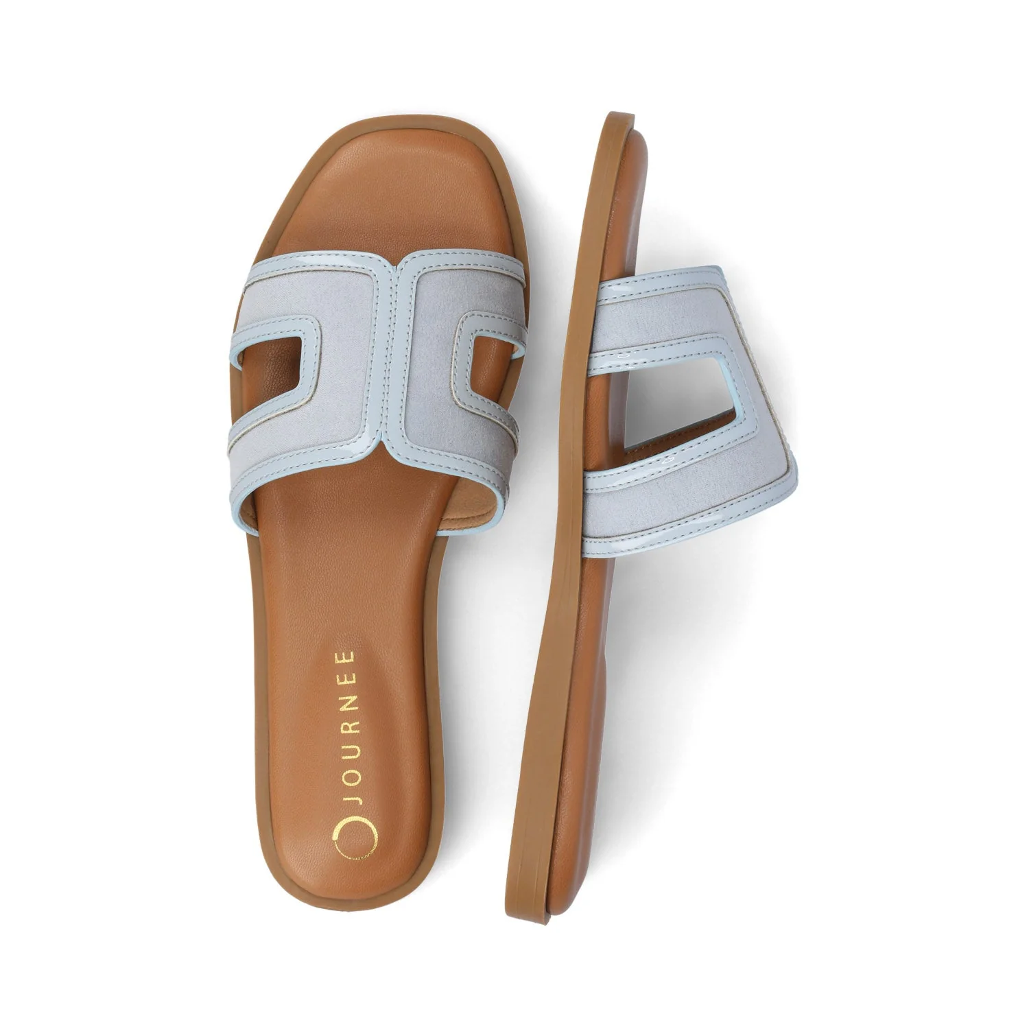 PRIMAH FLAT SANDALS - Light Blue - Image 3