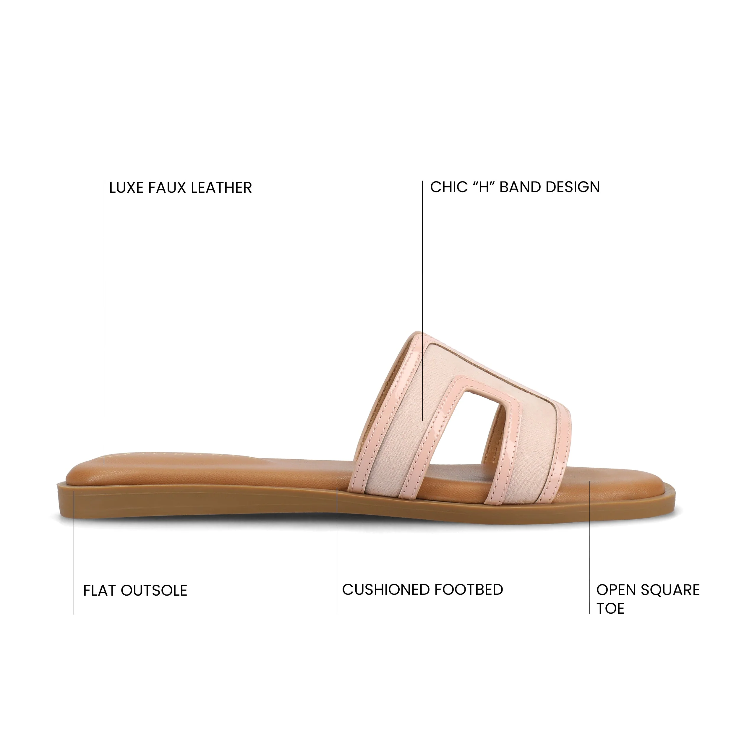 PRIMAH FLAT SANDALS - Pink - Image 5