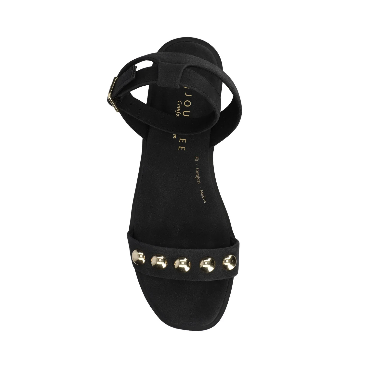 PRIMROSE ANKLE STRAP SANDALS - Black Nubuck - Image 4