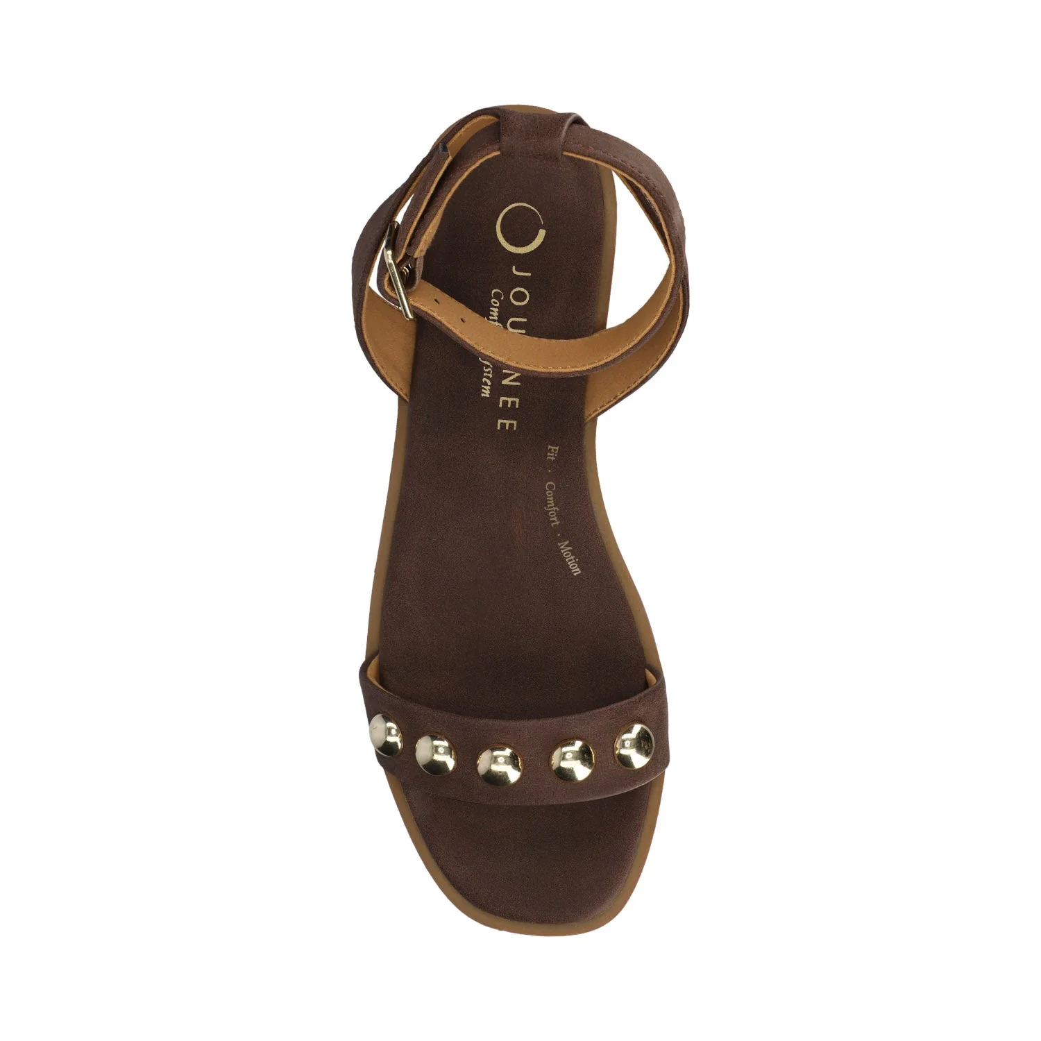PRIMROSE ANKLE STRAP SANDALS - Chocolate Nubuck - Image 4
