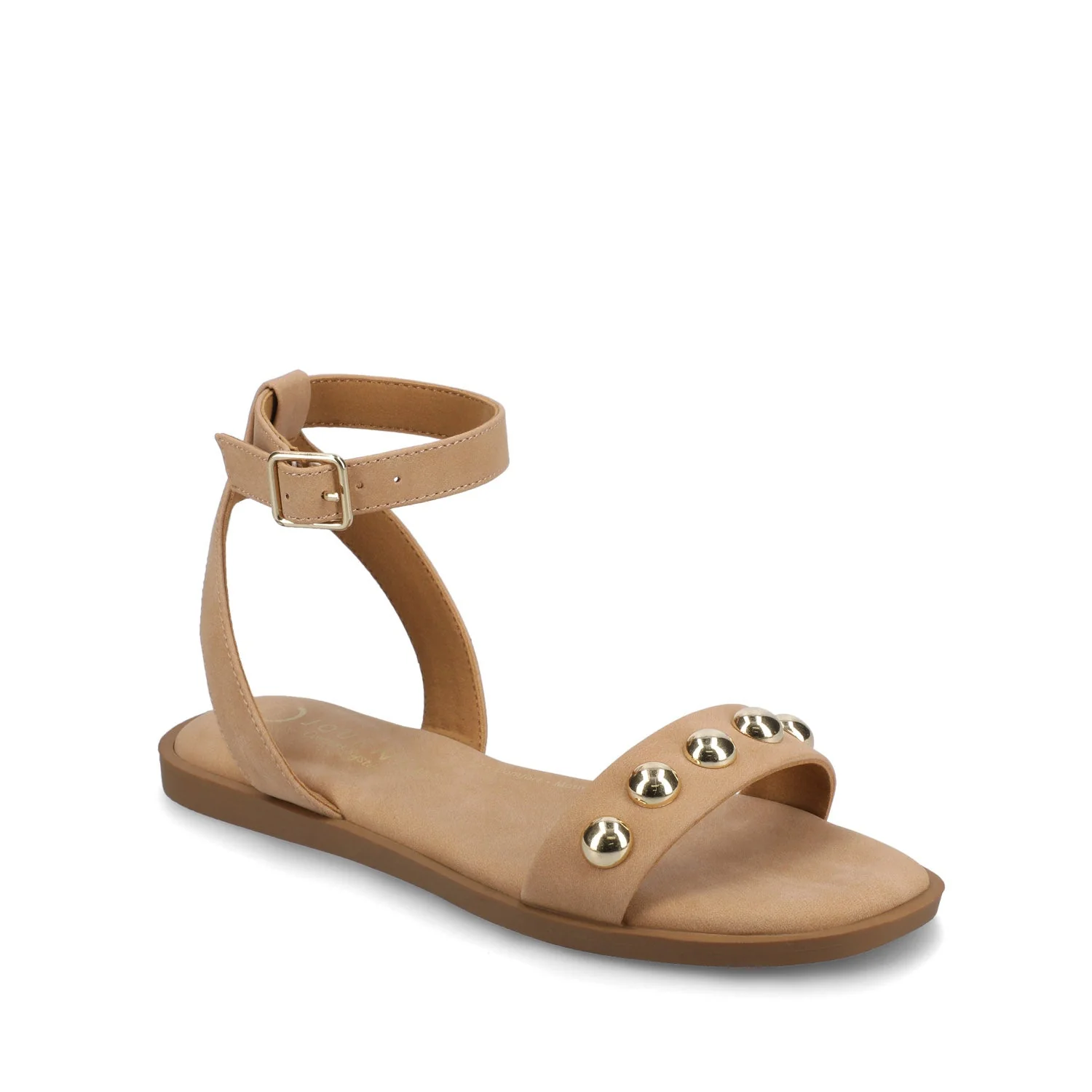 PRIMROSE ANKLE STRAP SANDALS - Tan Nubuck - Image 2