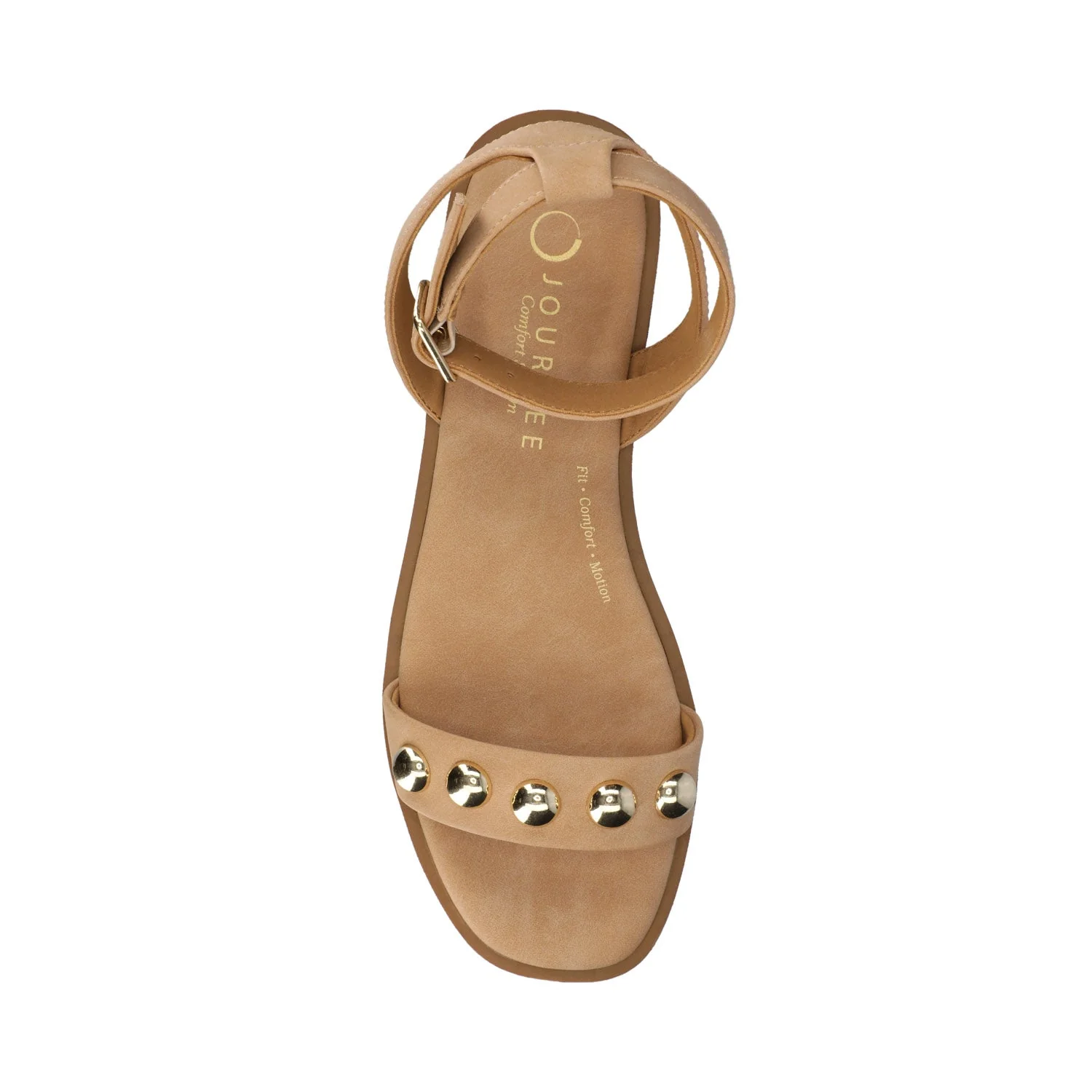 PRIMROSE ANKLE STRAP SANDALS - Tan Nubuck - Image 4