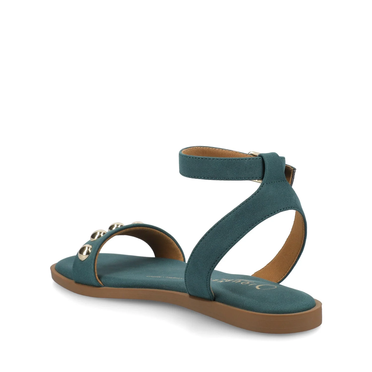 PRIMROSE ANKLE STRAP SANDALS - Teal Nubuck - Image 3
