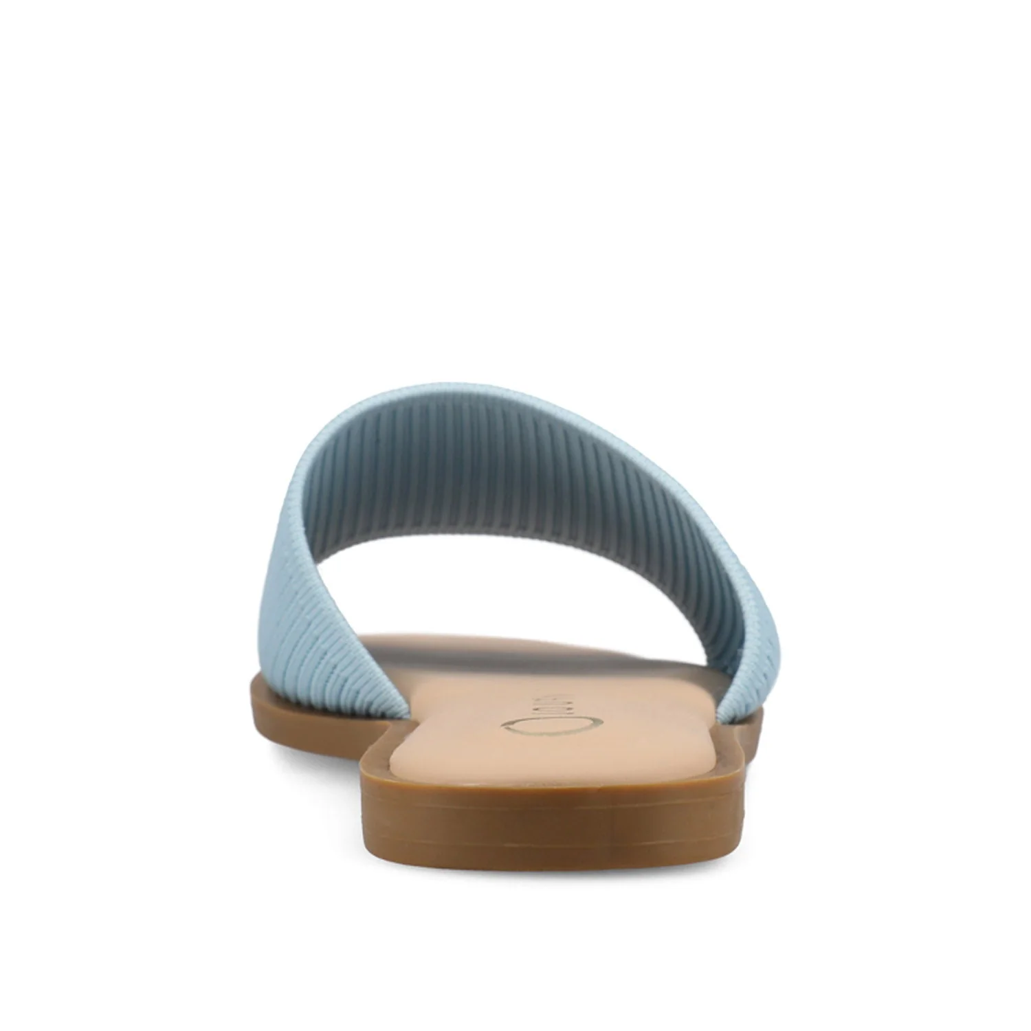 PRISILLA SLIDE SANDALS IN KNIT FABRIC - Blue - Image 7