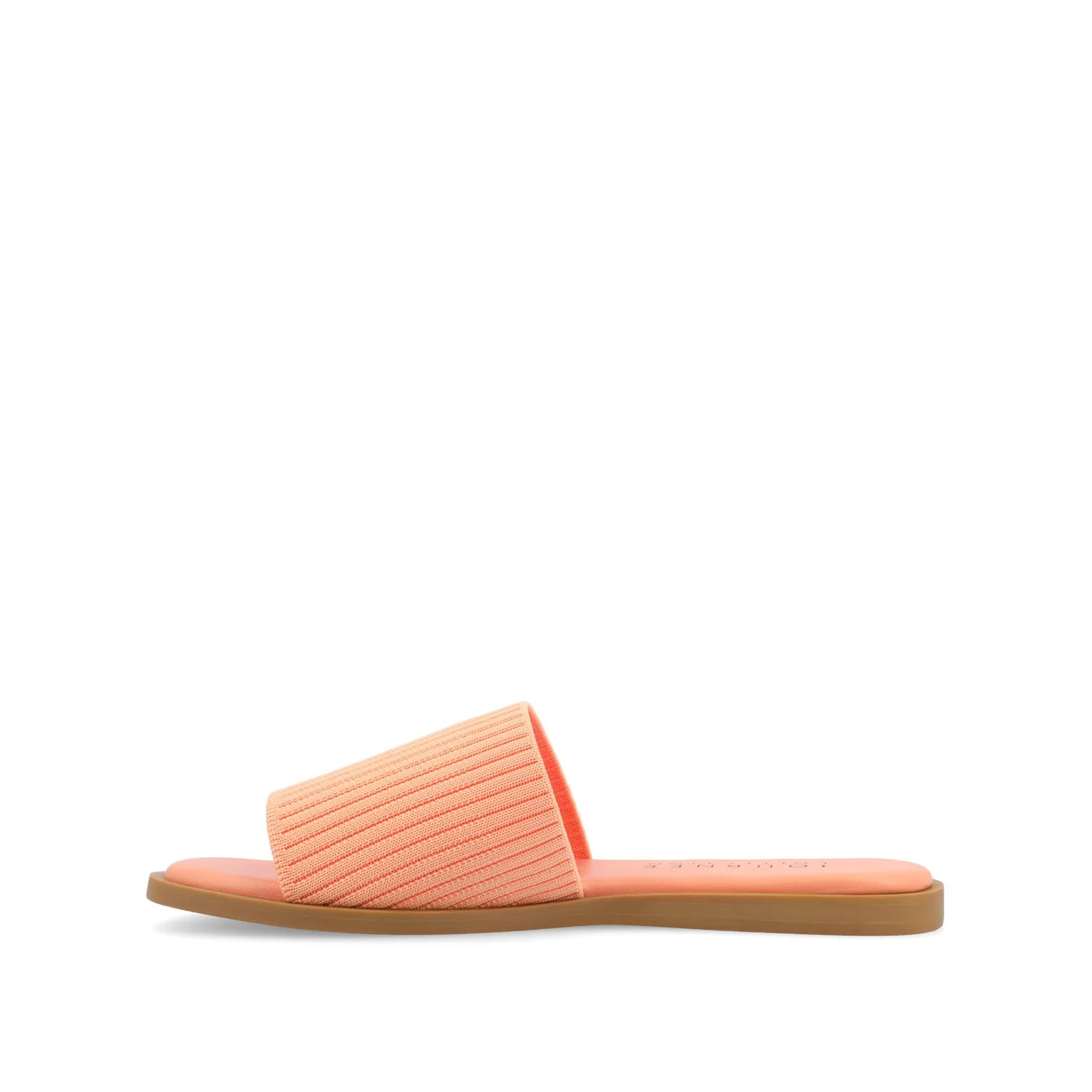 PRISILLA SLIDE SANDALS IN KNIT FABRIC - Peach - Image 4