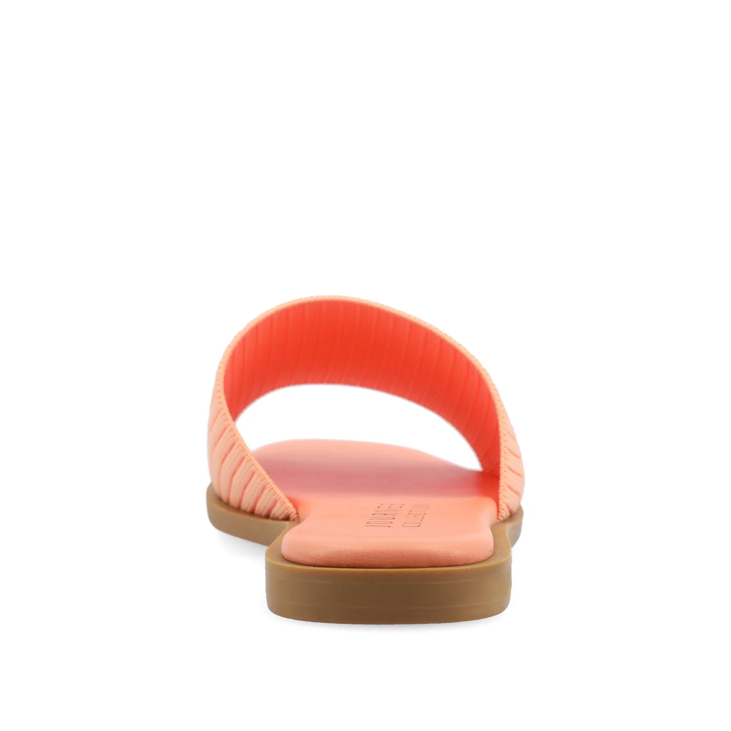 PRISILLA SLIDE SANDALS IN KNIT FABRIC - Peach - Image 8