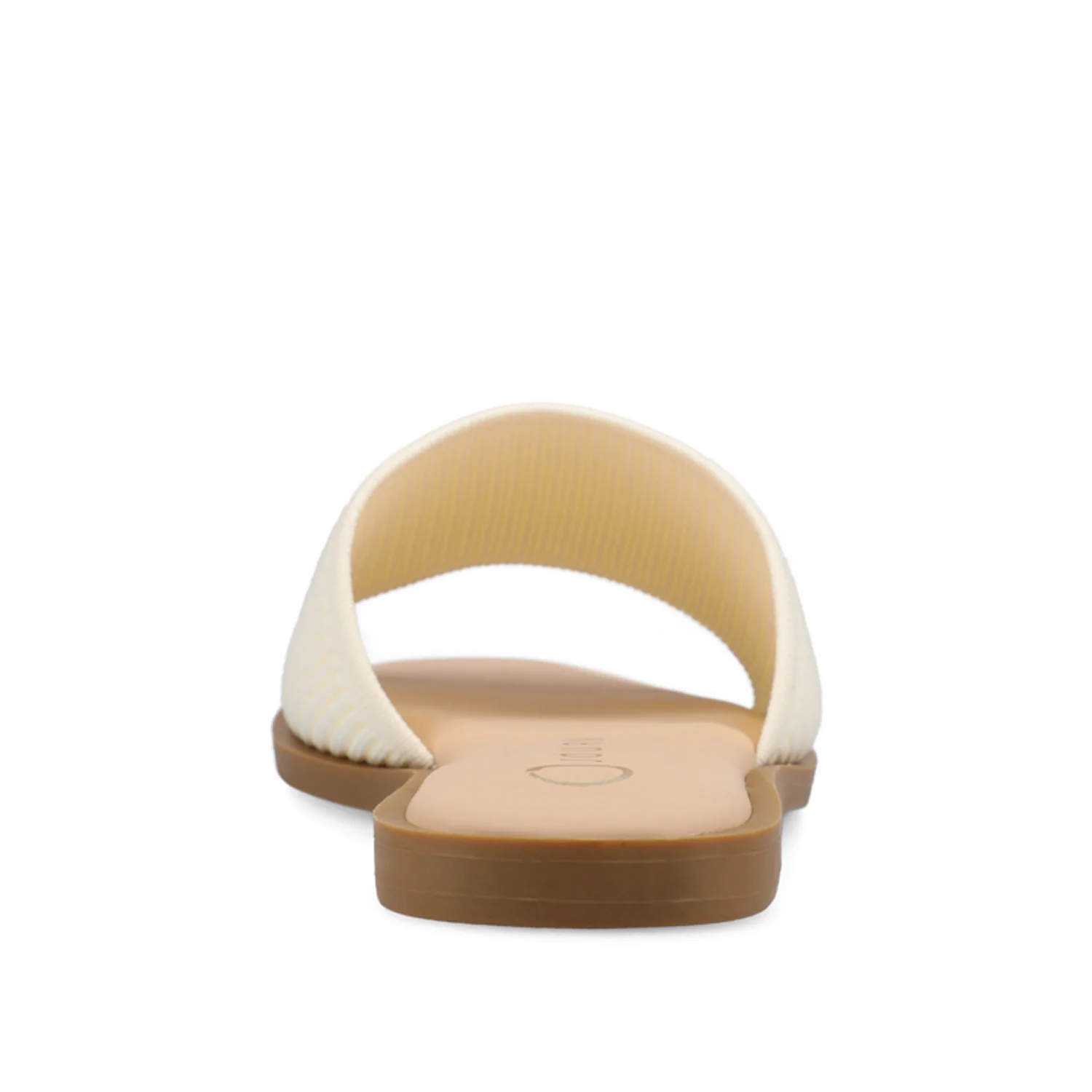 PRISILLA SLIDE SANDALS IN KNIT FABRIC - Bone - Image 6