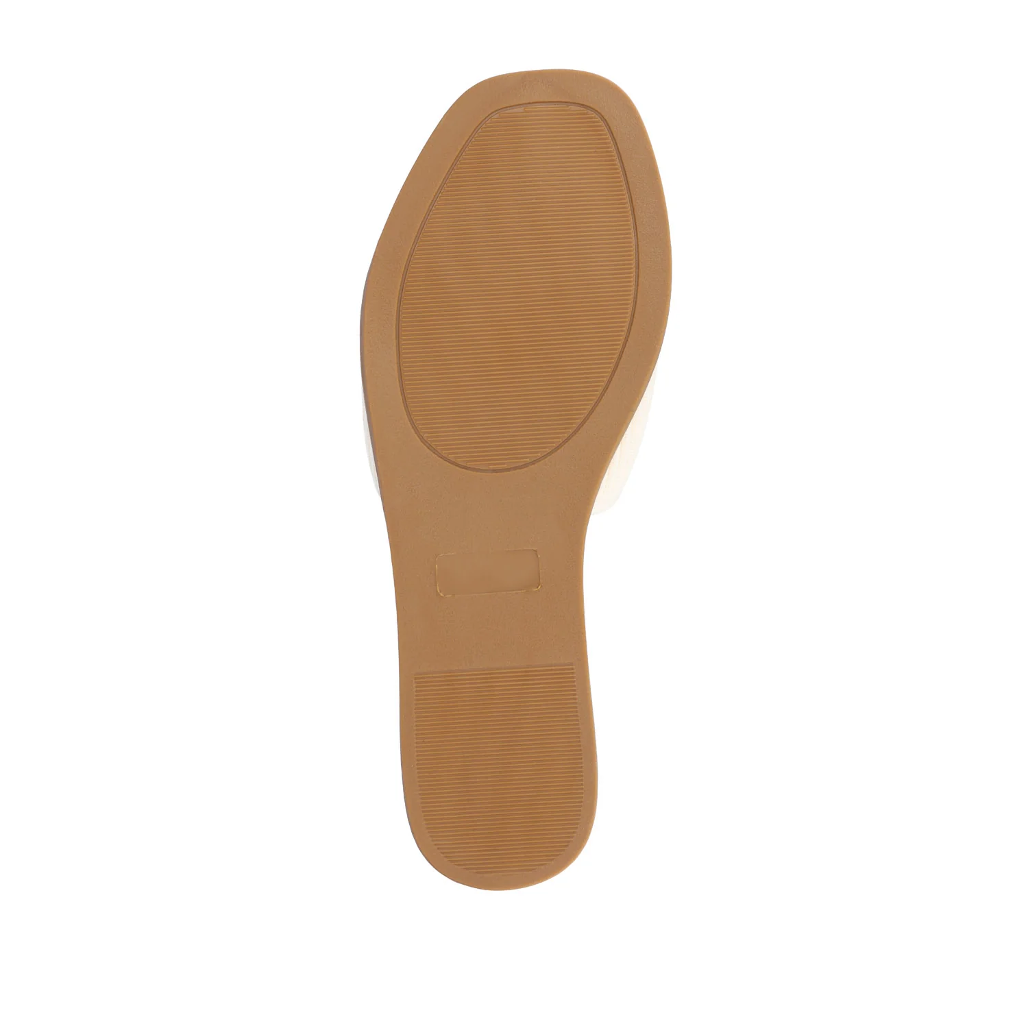 PRISILLA SLIDE SANDALS IN KNIT FABRIC - Bone - Image 8