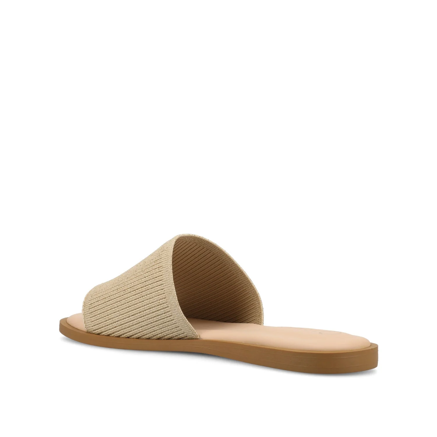 PRISILLA SLIDE SANDALS IN STATEMENT - Champagne - Image 4