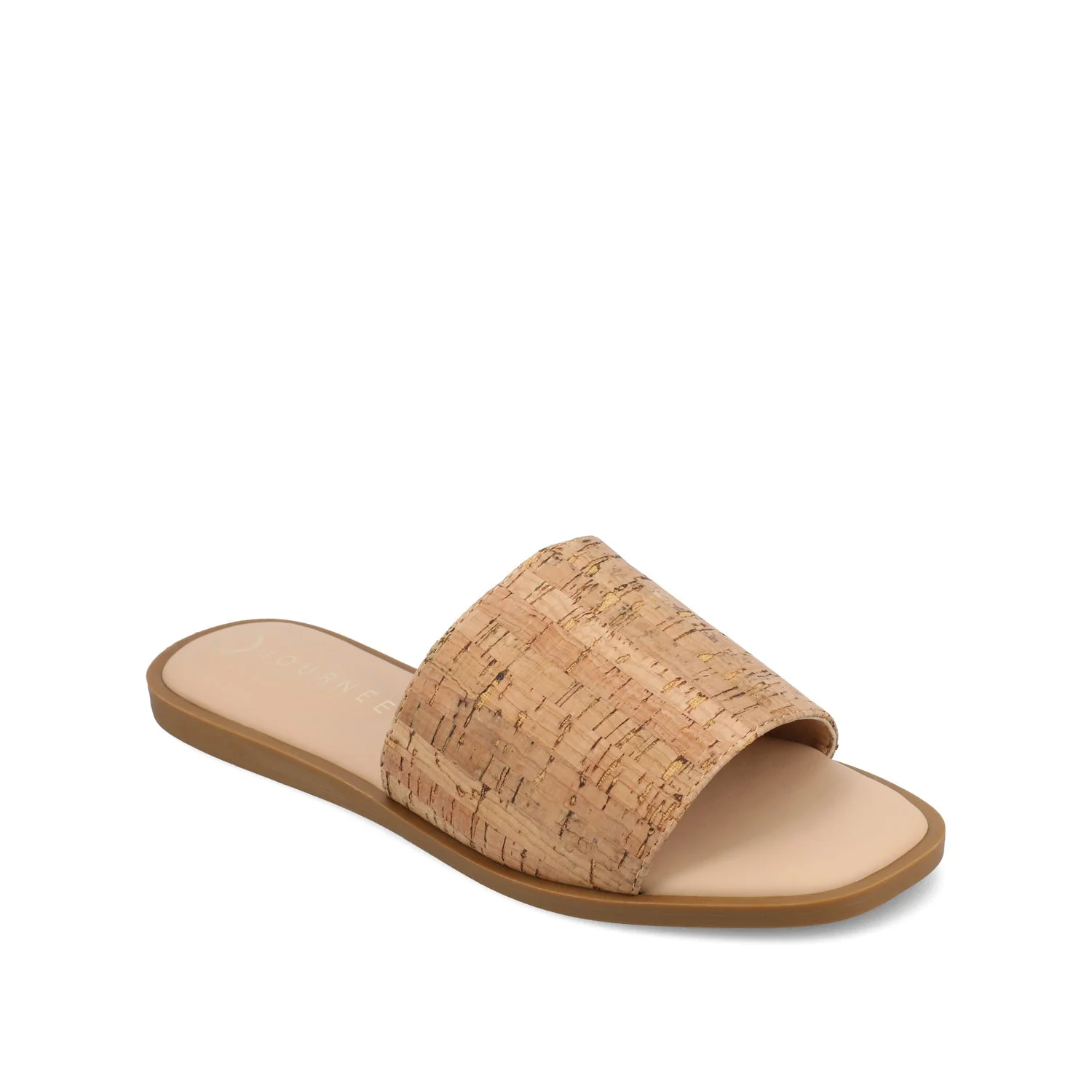 PRISILLA SLIDE SANDALS IN STATEMENT - Cork - Image 2