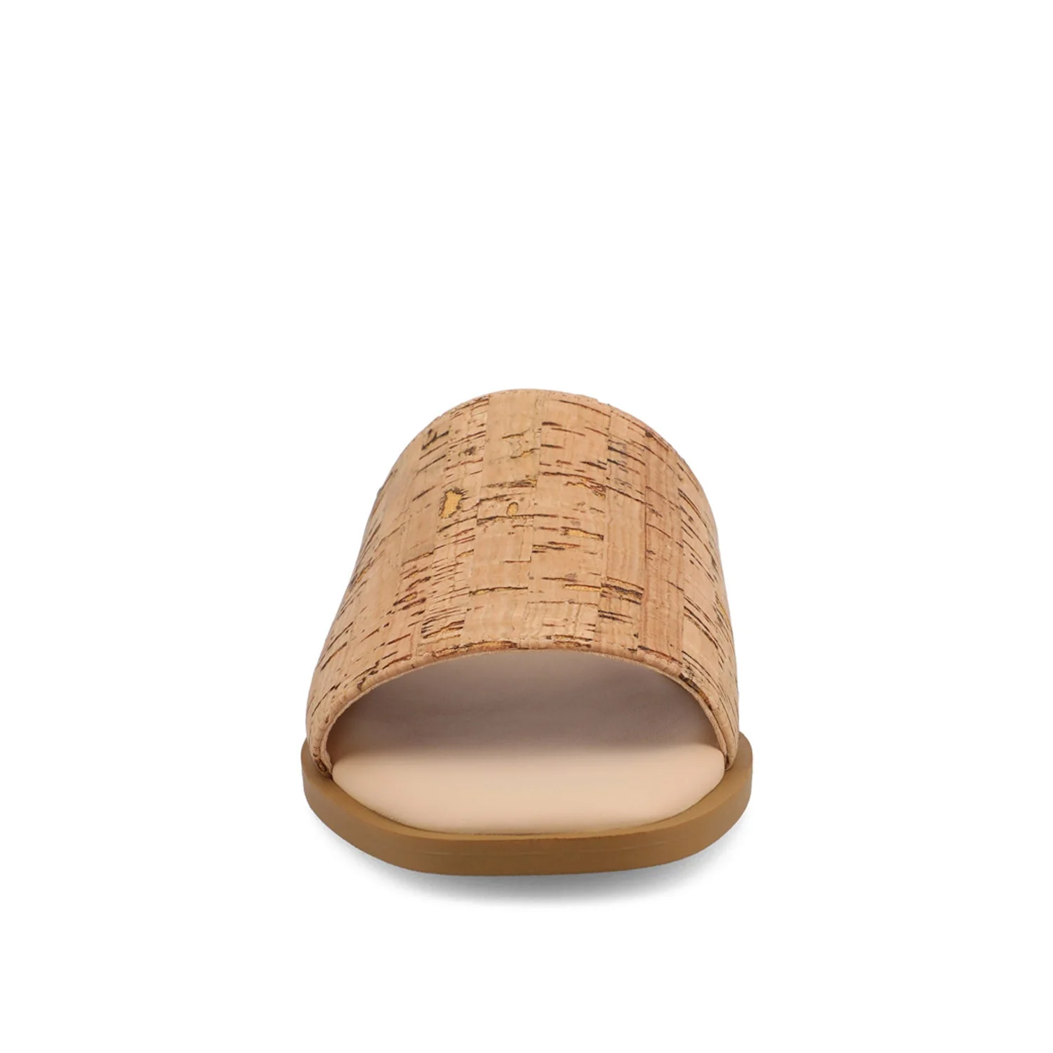 PRISILLA SLIDE SANDALS IN STATEMENT - Cork - Image 5