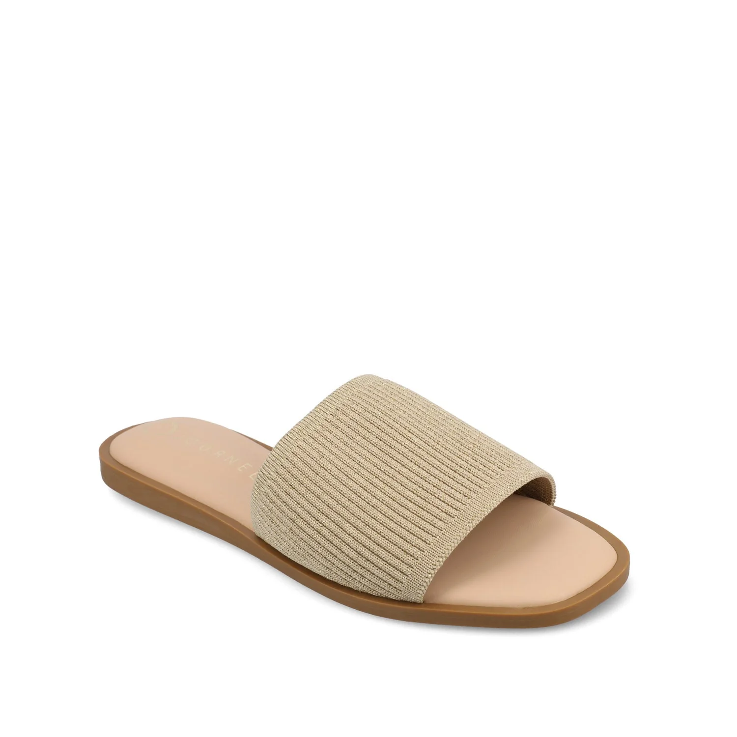 PRISILLA SLIDE SANDALS IN STATEMENT IN WIDE - Champagne - Image 2