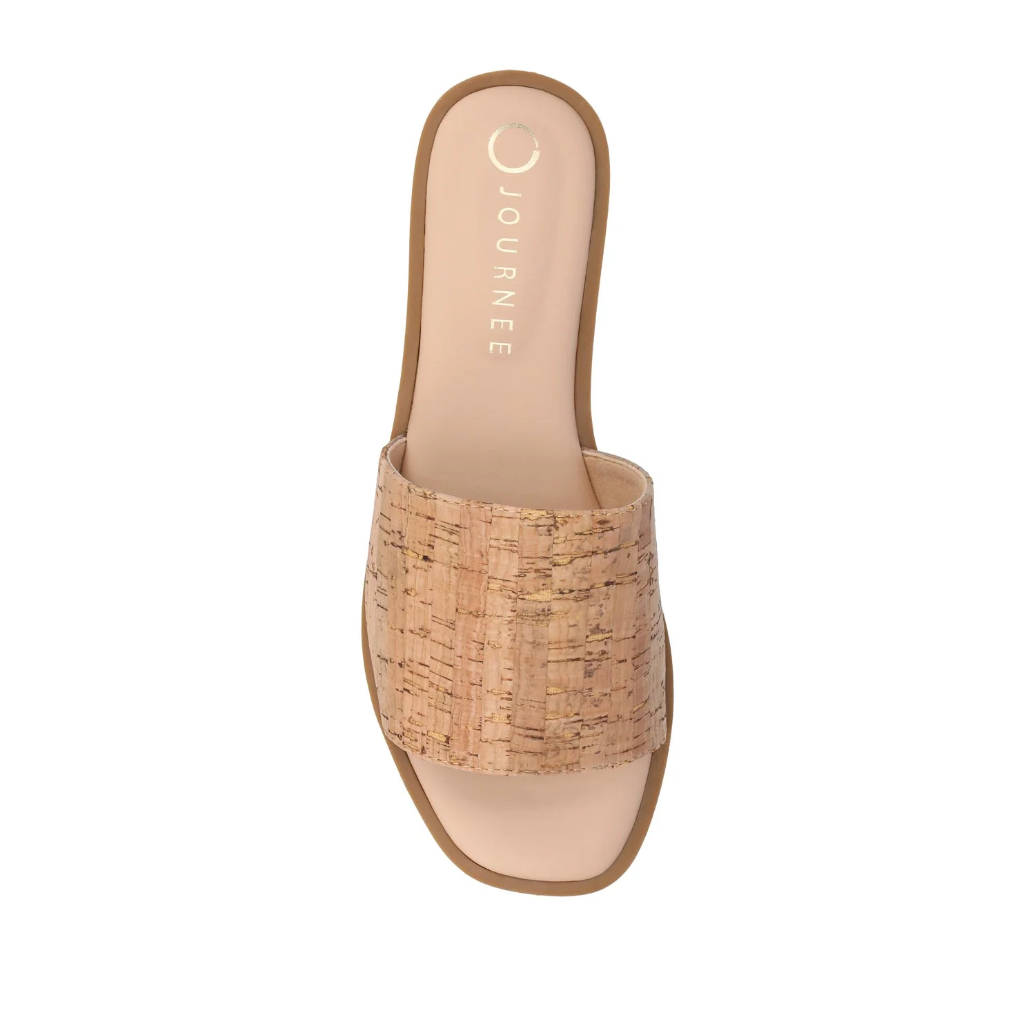 PRISILLA SLIDE SANDALS IN STATEMENT IN WIDE - Cork - Image 6