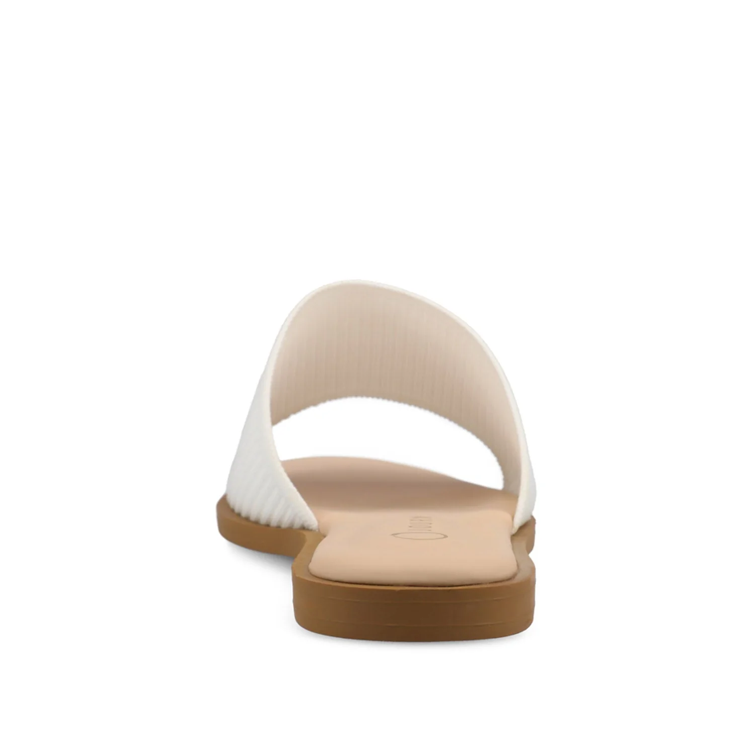 PRISILLA SLIDE SANDALS IN STATEMENT IN WIDE - White - Image 7
