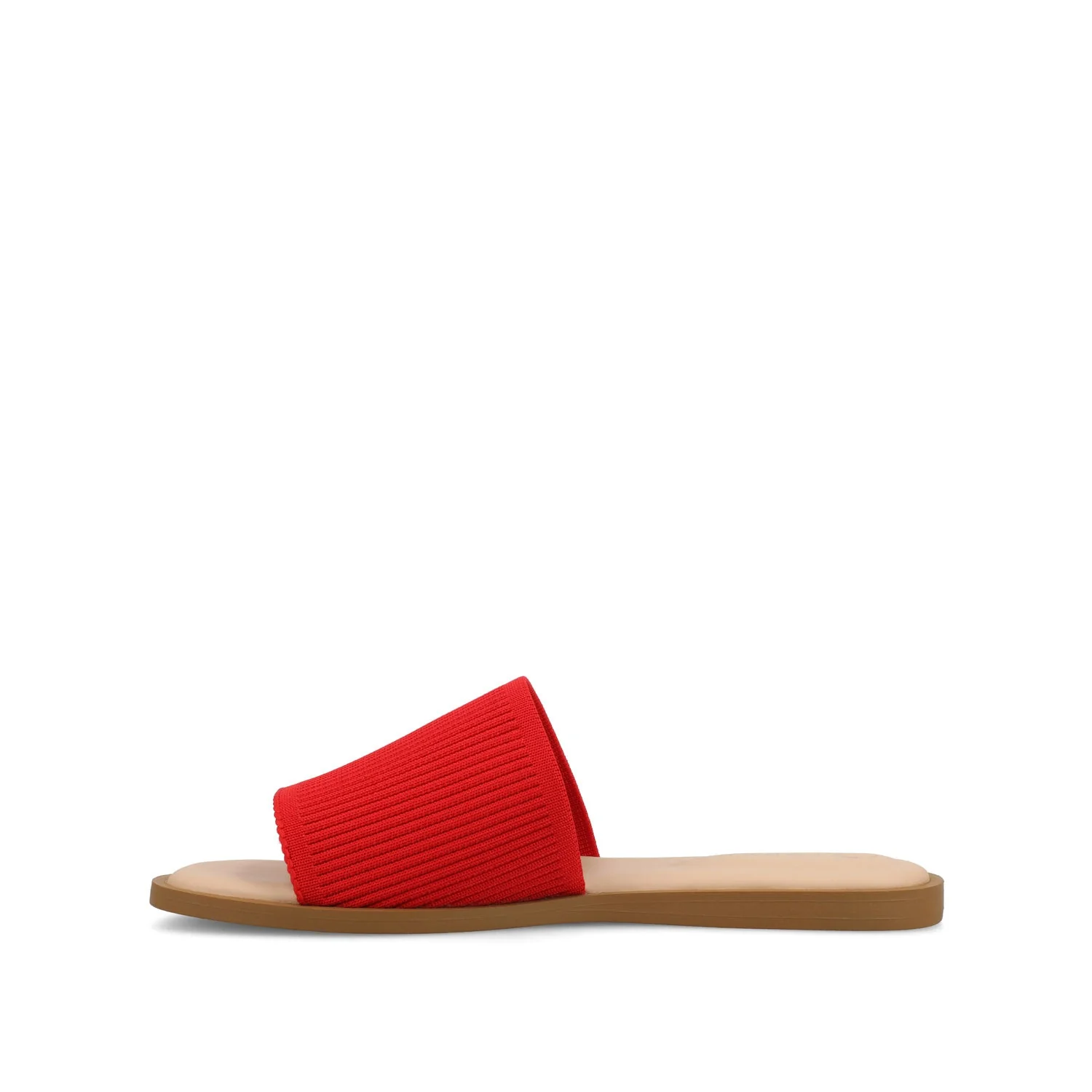 PRISILLA SLIDE SANDALS IN STATEMENT - Red - Image 3