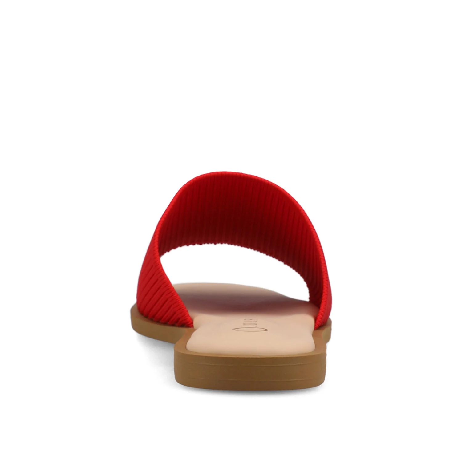 PRISILLA SLIDE SANDALS IN STATEMENT - Red - Image 7