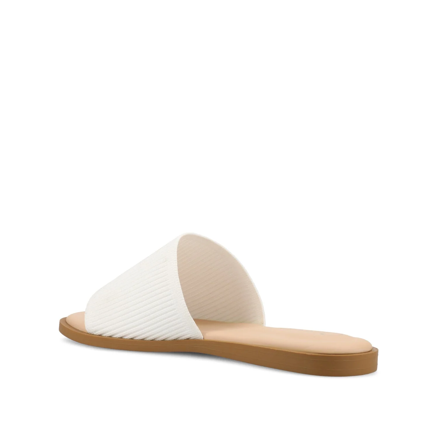 PRISILLA SLIDE SANDALS IN STATEMENT - White - Image 4