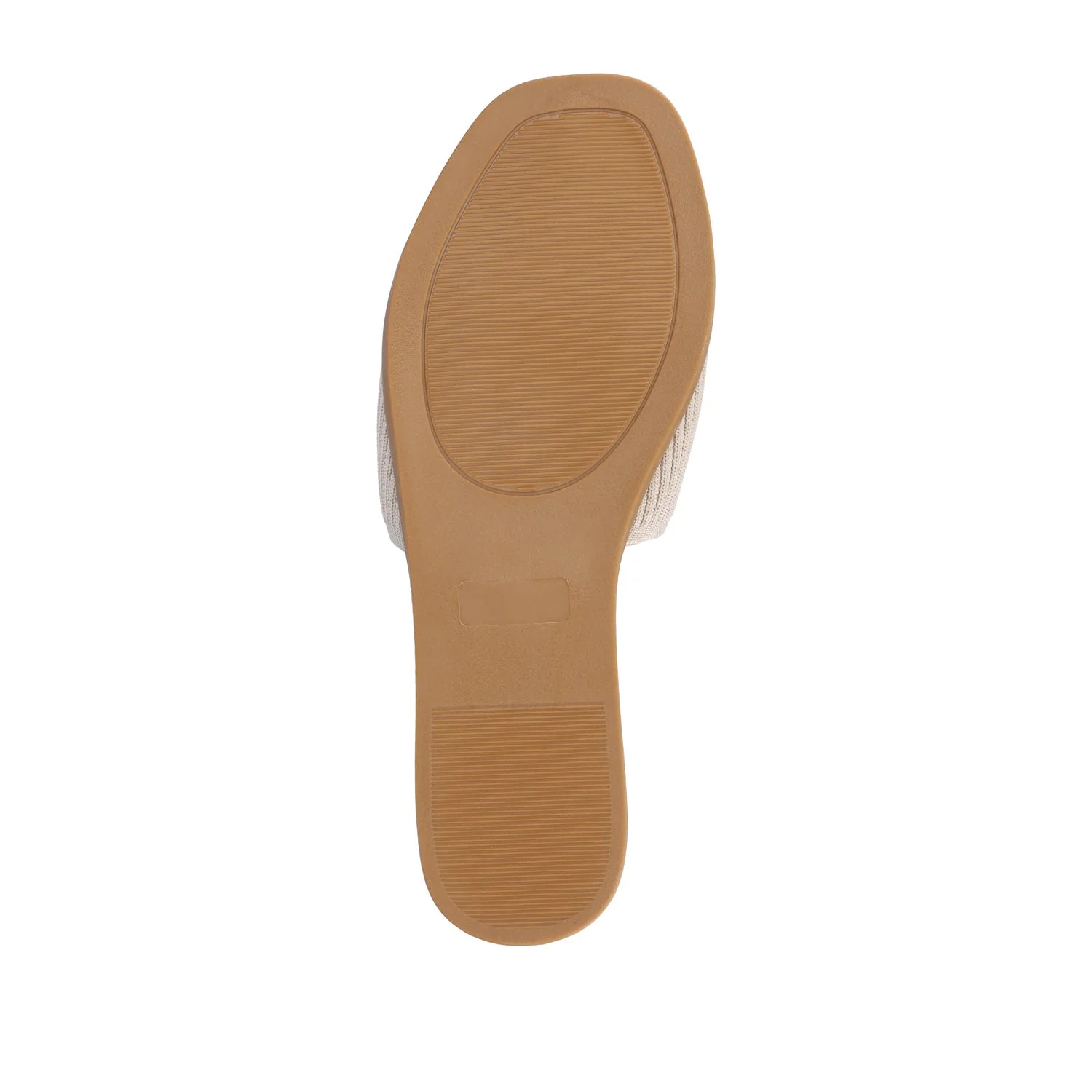 PRISILLA SLIDE SANDALS IN KNIT FABRIC - Taupe - Image 8