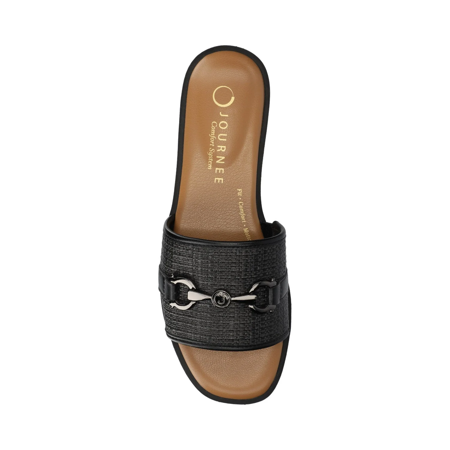 PRIYA SLIP ON SANDALS - Black - Image 4