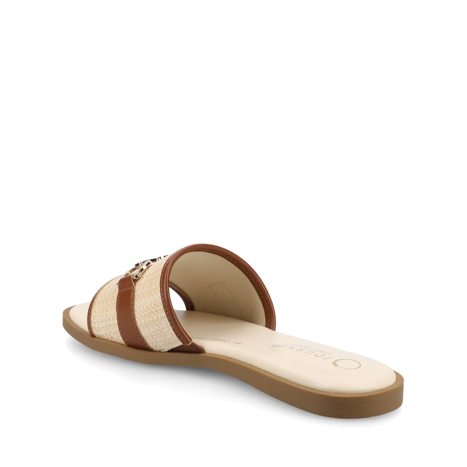 PRIYA SLIP ON SANDALS - Natural Cognac - Image 3