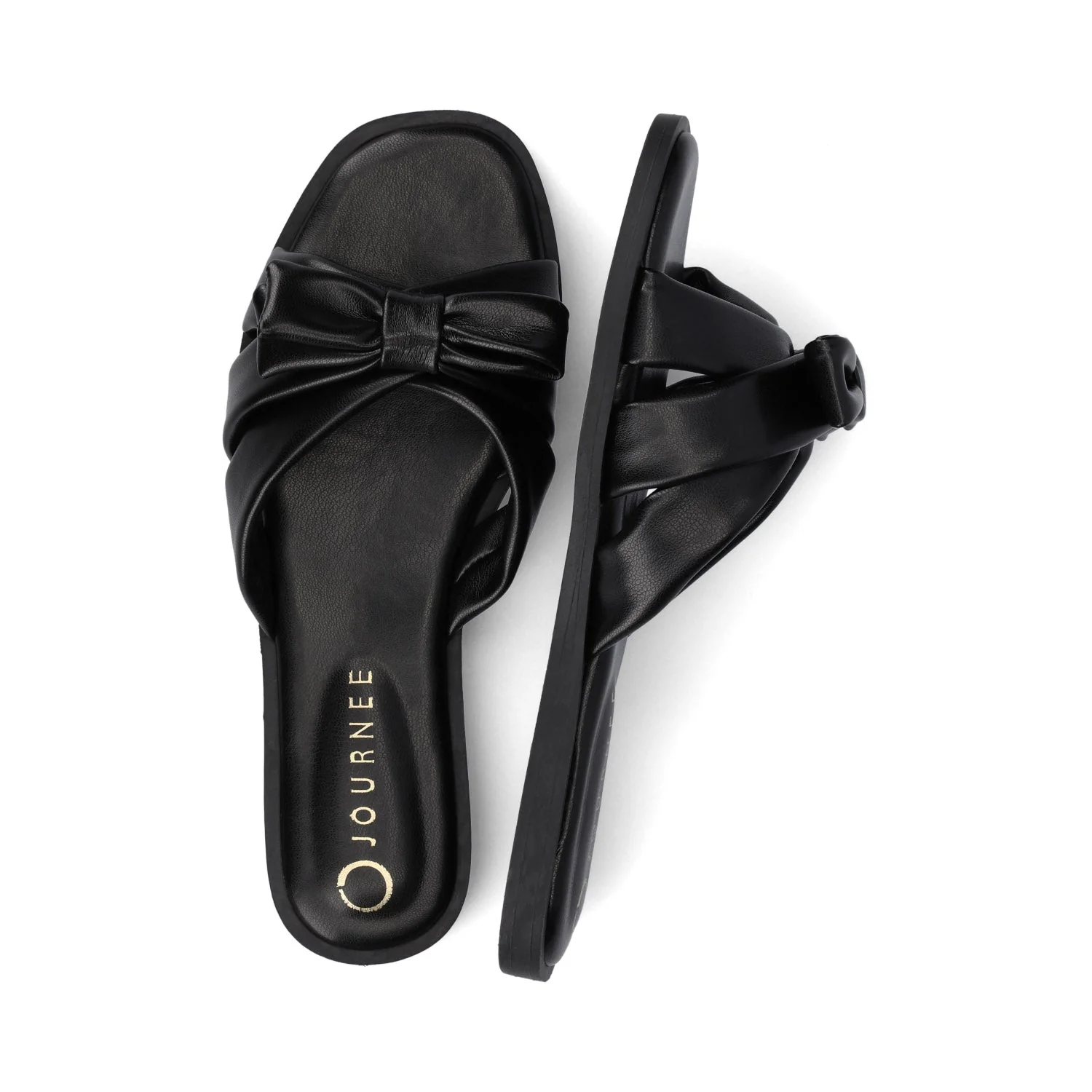 PRYLIN FLAT SANDALS - Black - Image 3