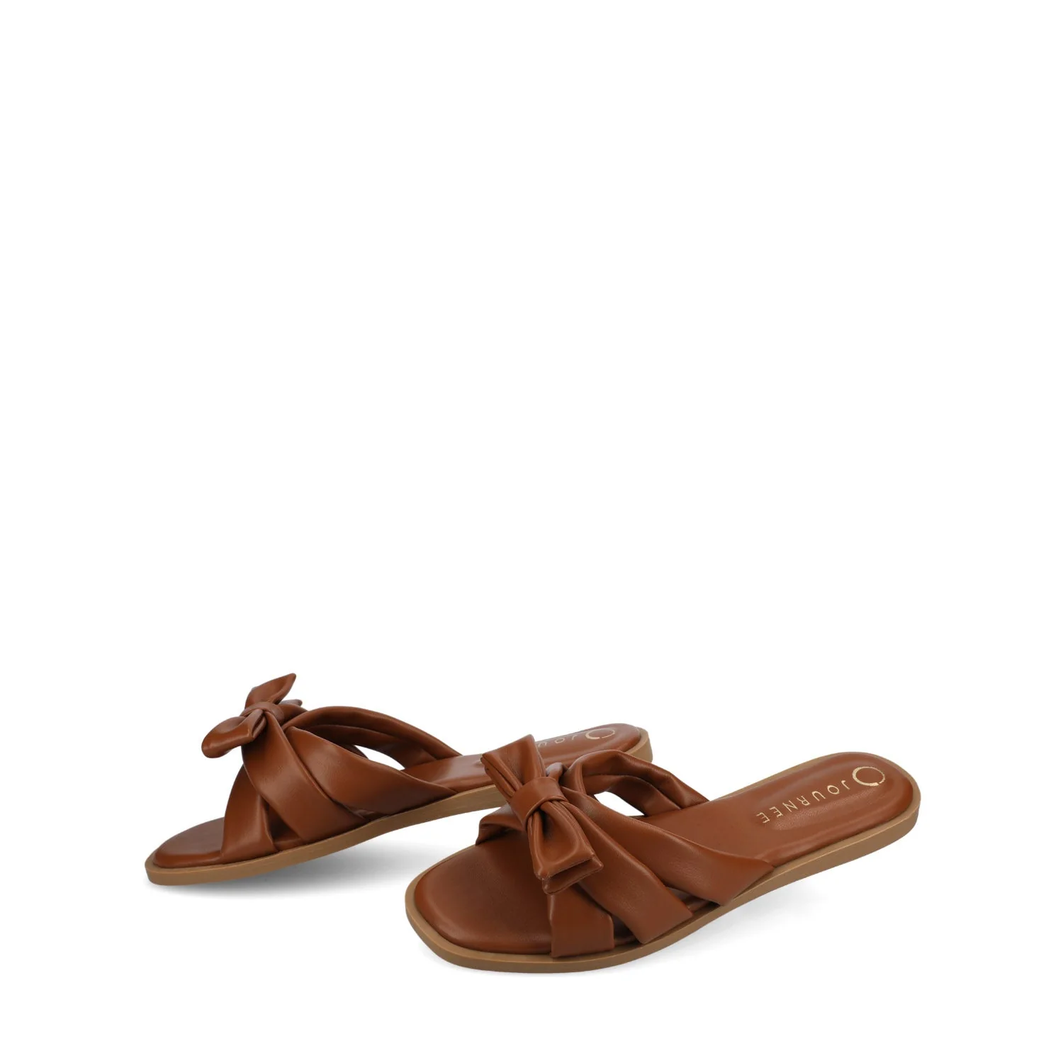 PRYLIN FLAT SANDALS - Cognac - Image 2