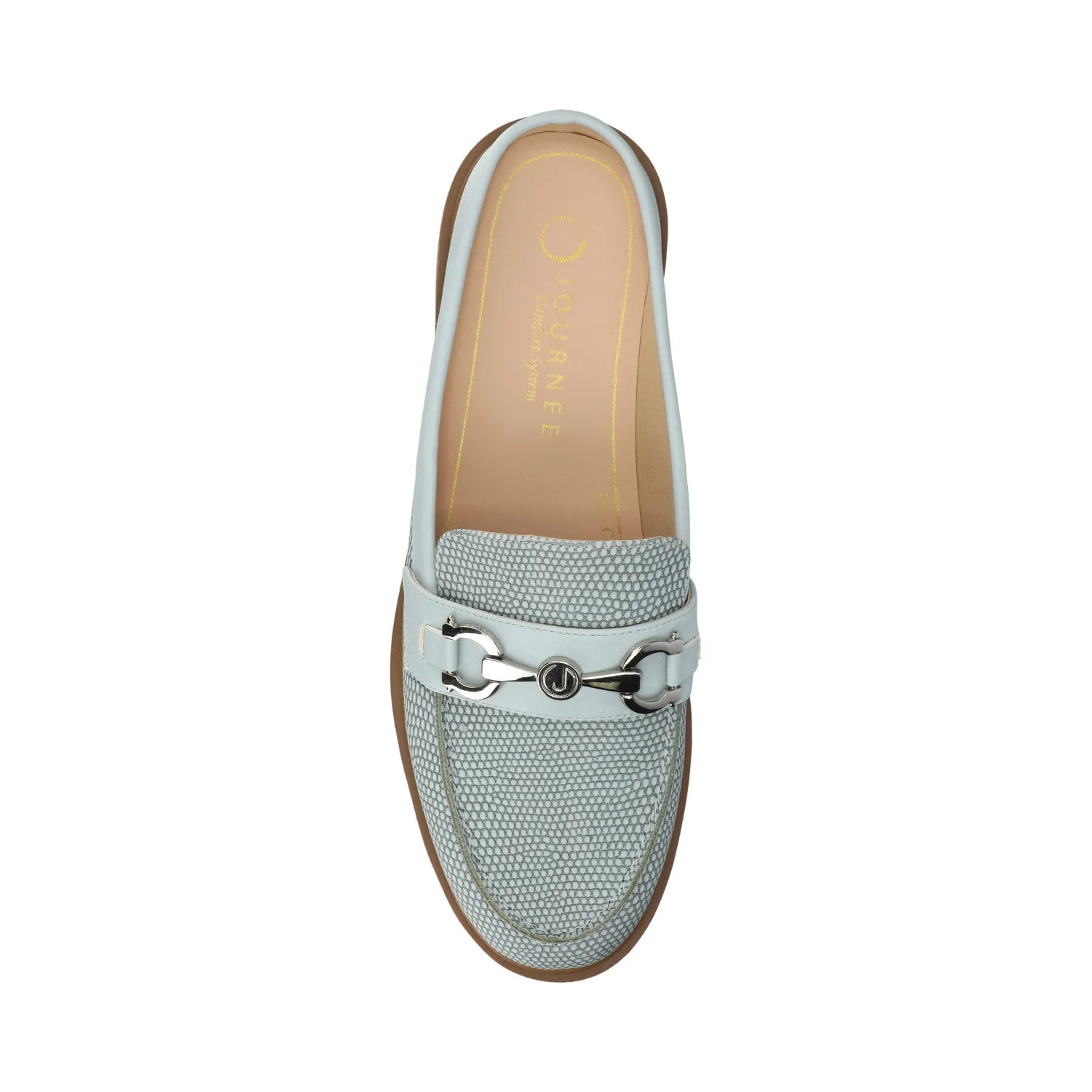 RAYLA SLIP ON LOAFERS - Blue Lizard - Image 5