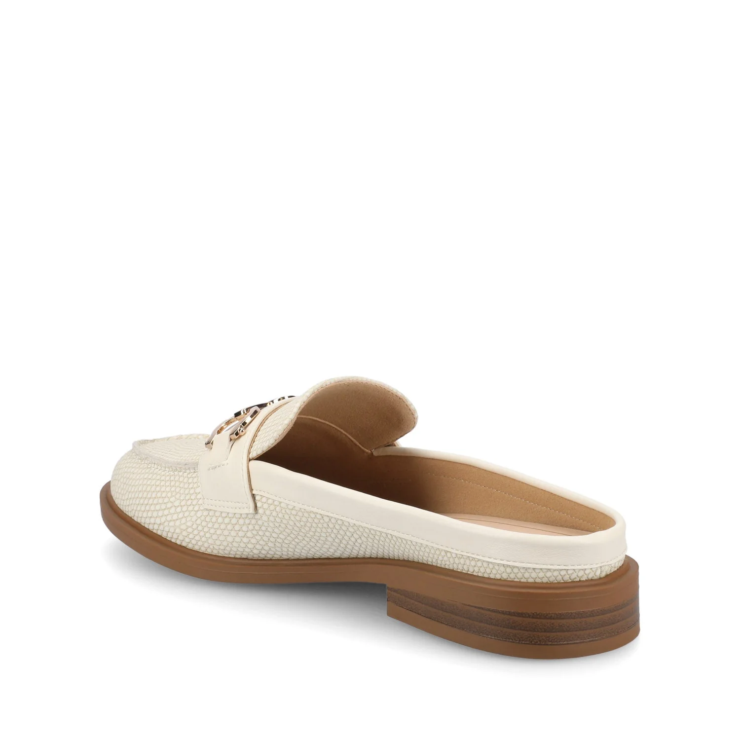 RAYLA SLIP ON LOAFERS - Bone Lizard - Image 5