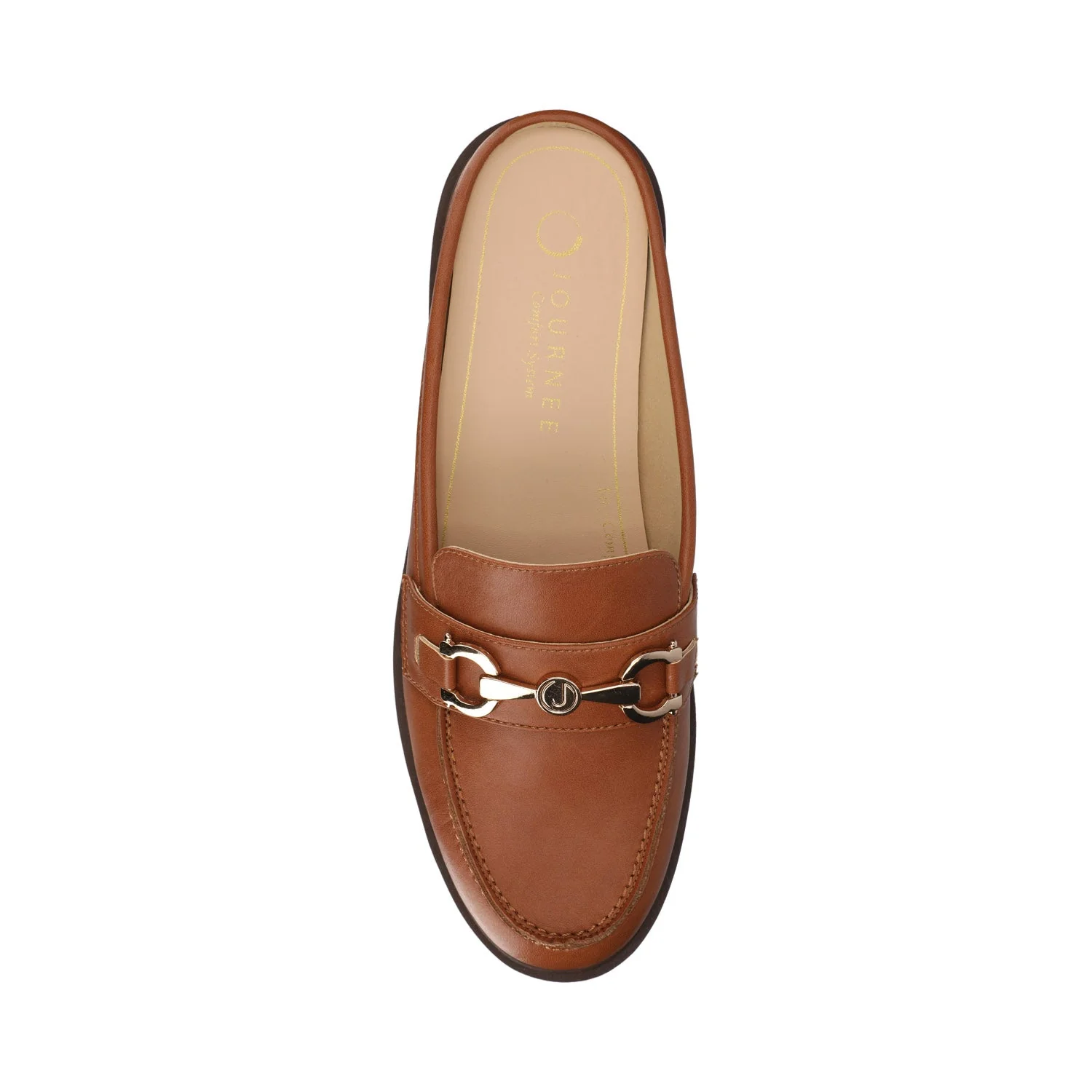 RAYLA SLIP ON LOAFERS - Cognac - Image 4
