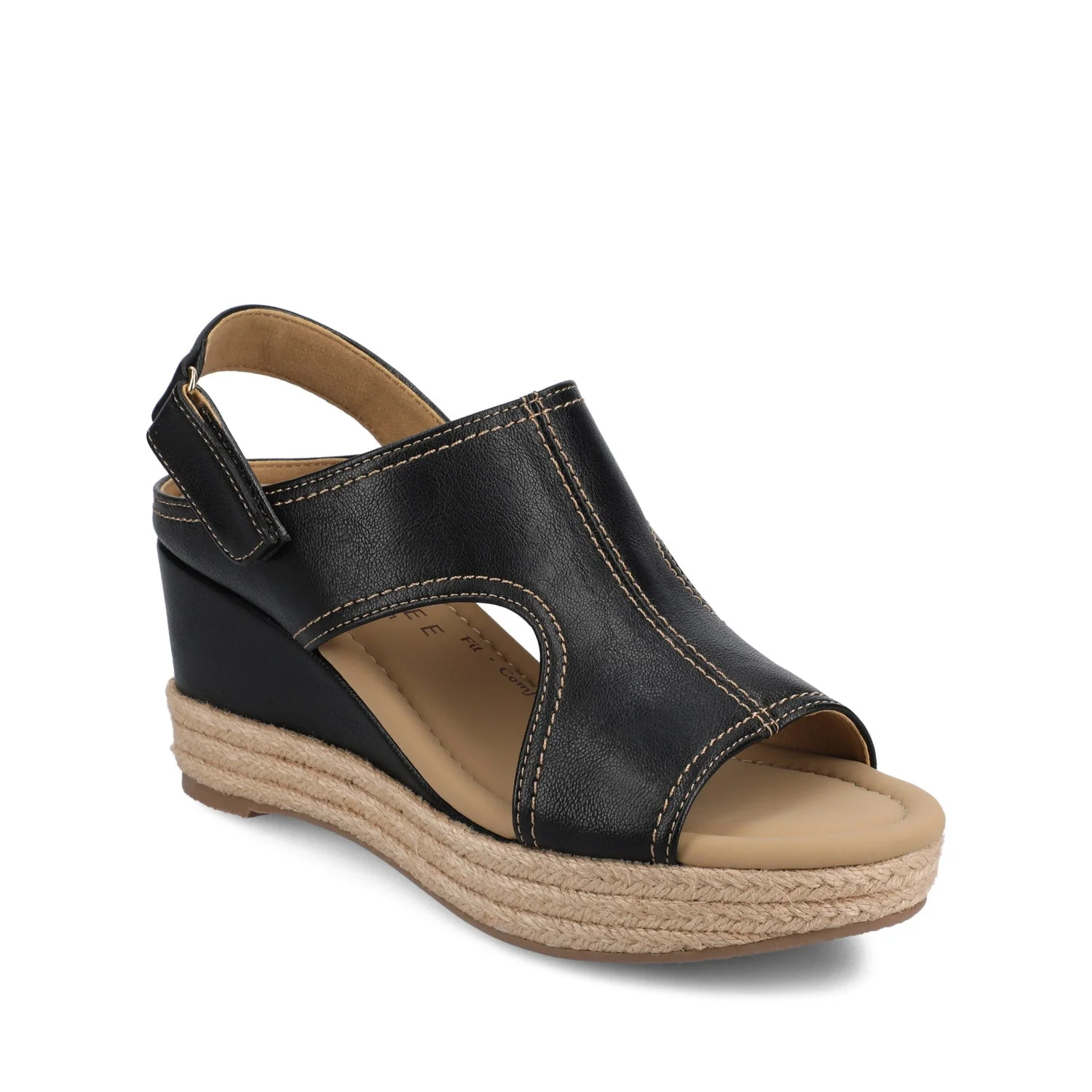 RAYLEIGH ESPADRILLE WEDGES - Black - Image 2