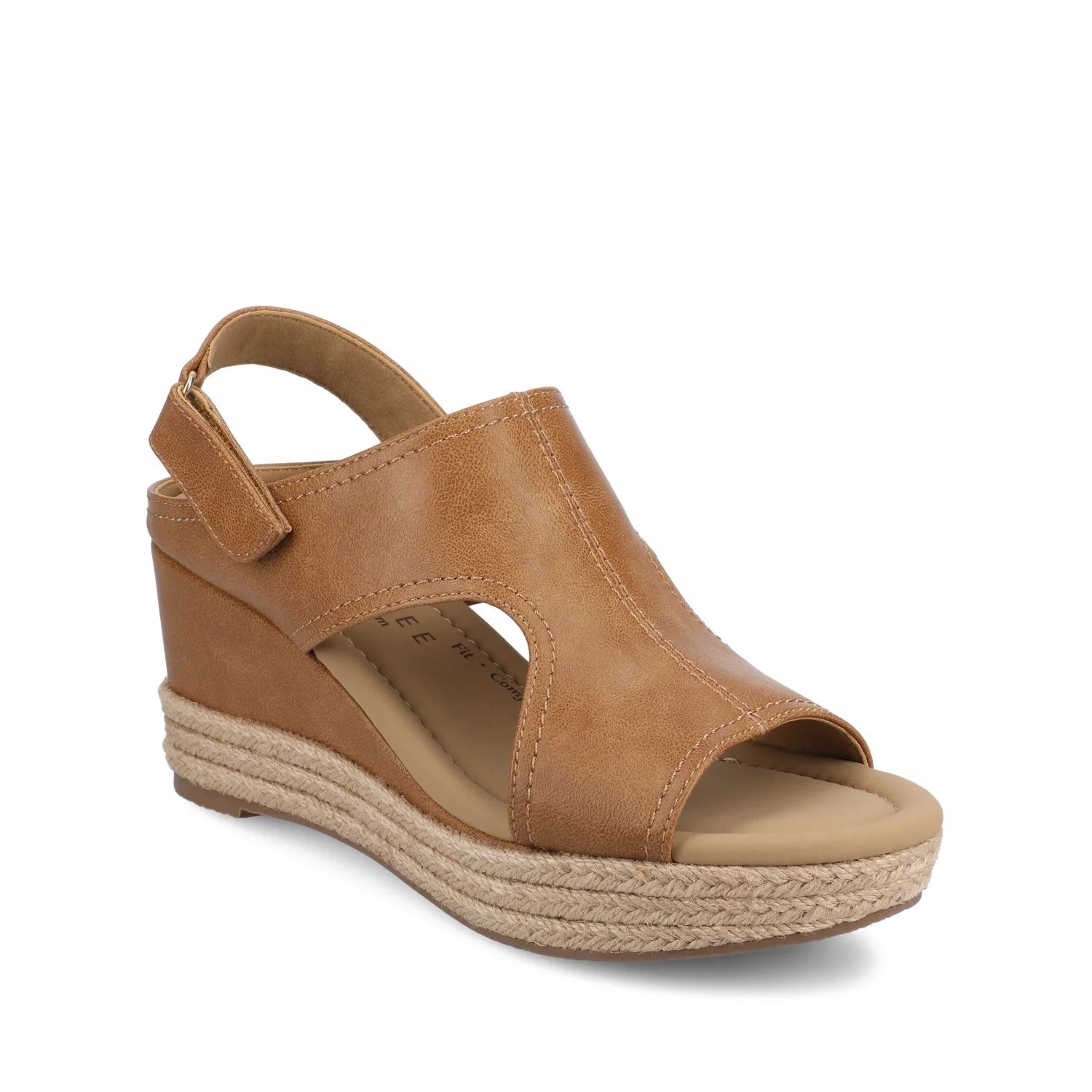 RAYLEIGH ESPADRILLE WEDGES - Cognac - Image 2