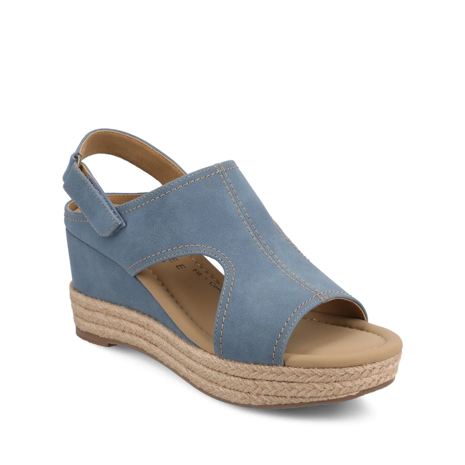 RAYLEIGH ESPADRILLE WEDGES - Denim - Image 2