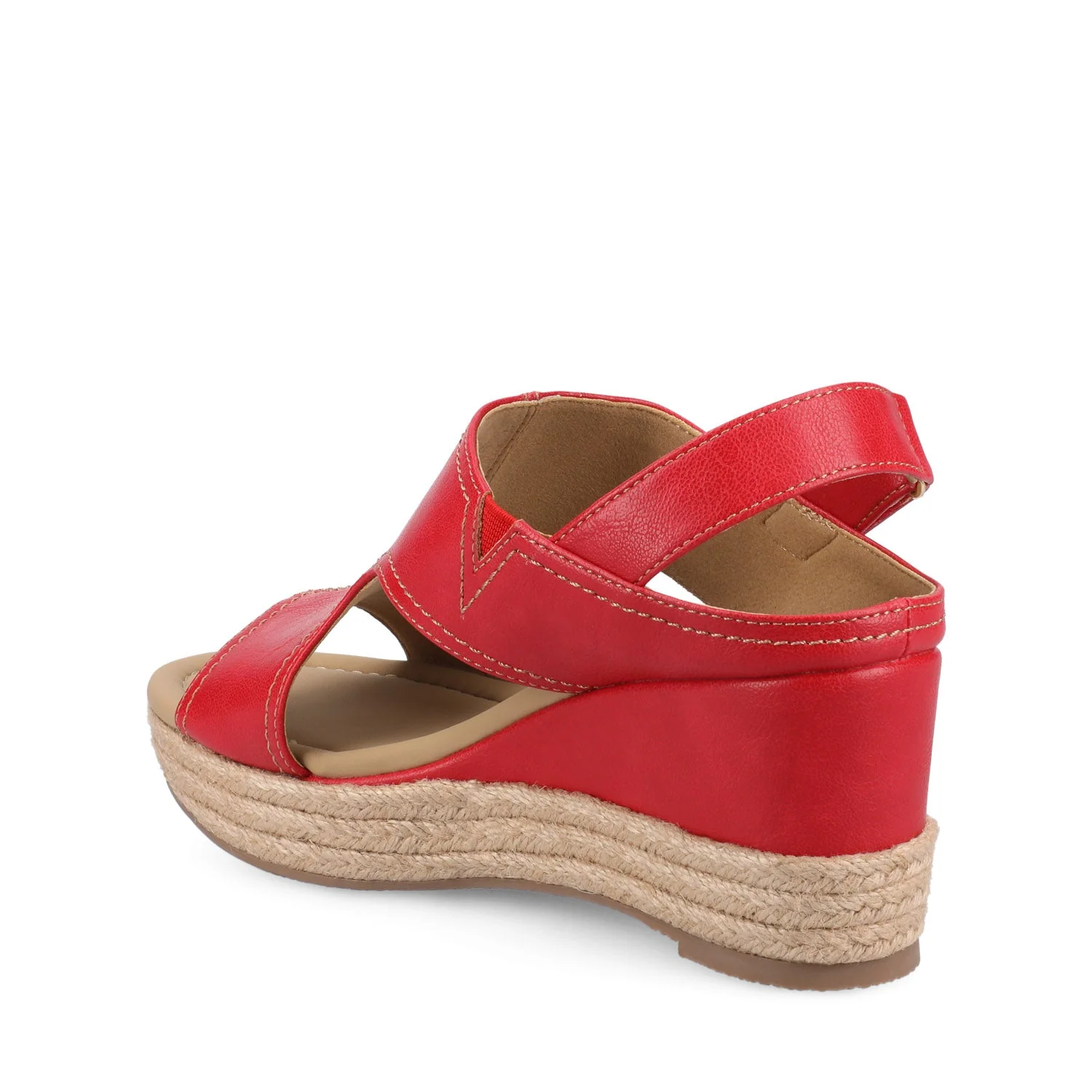 RAYLEIGH ESPADRILLE WEDGES - Red - Image 3