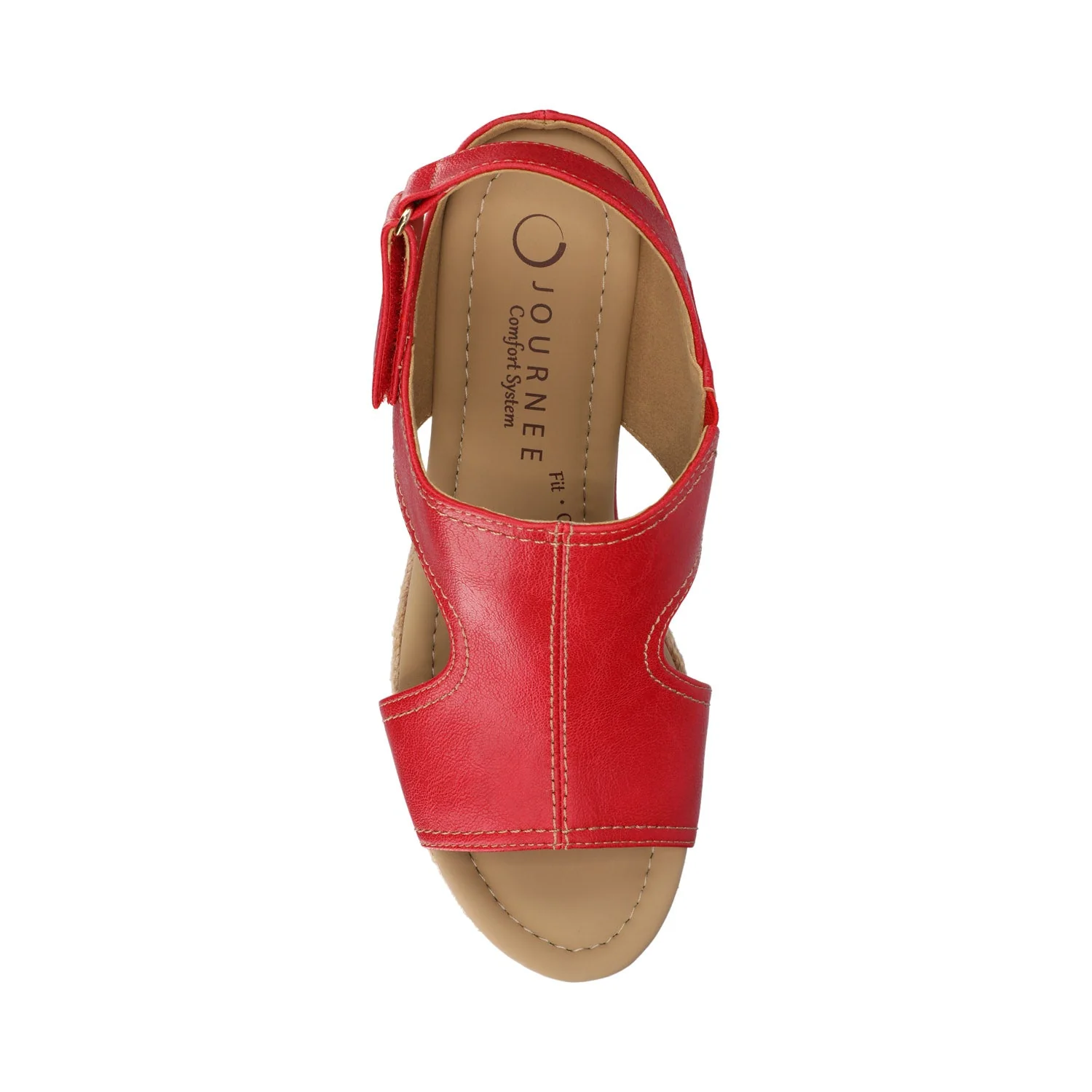 RAYLEIGH ESPADRILLE WEDGES - Red - Image 4