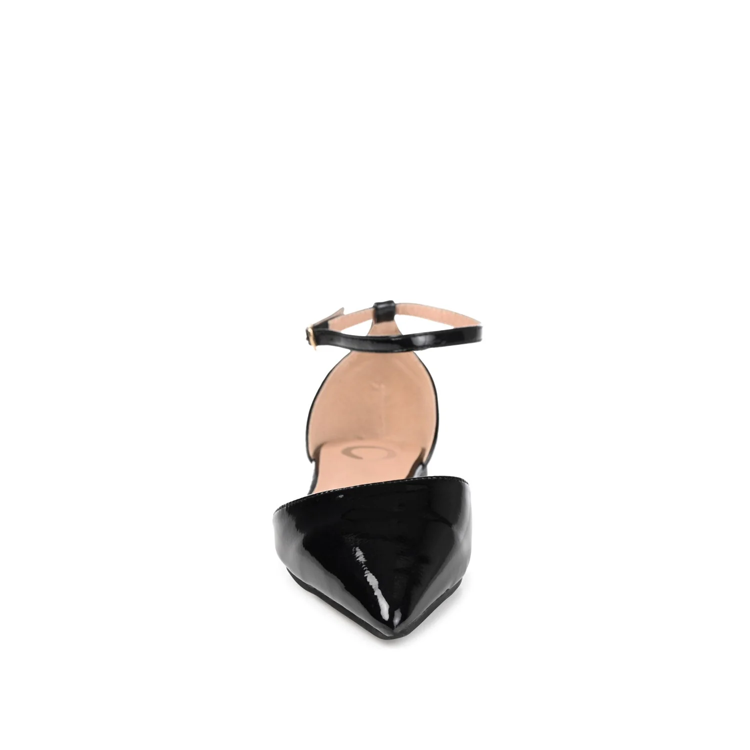 REBA D'ORSAY FLATS IN VEGAN LEATHER - Black - Image 5