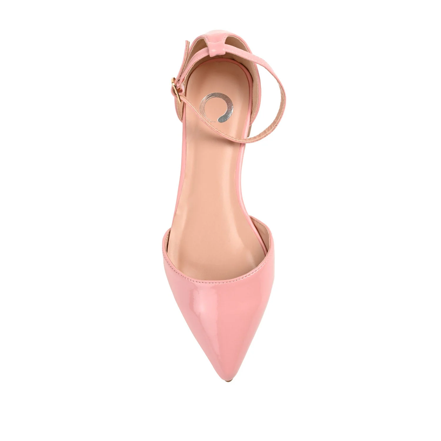 REBA D'ORSAY FLATS IN VEGAN LEATHER - Pink - Image 6