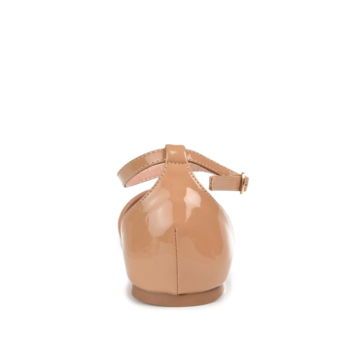 REBA D'ORSAY FLATS IN VEGAN LEATHER - Tan - Image 7
