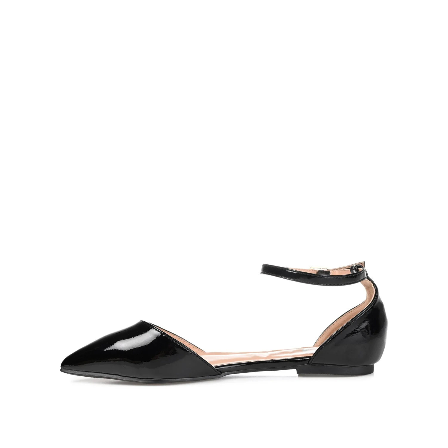 REBA D'ORSAY FLATS IN WIDE - Patent Black - Image 3