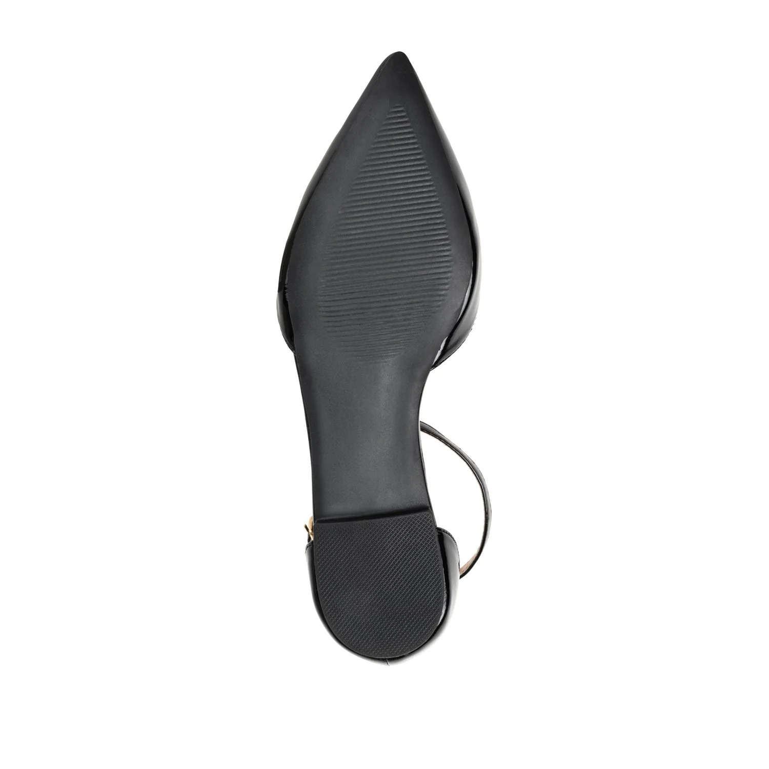 REBA D'ORSAY FLATS IN WIDE - Patent Black - Image 8