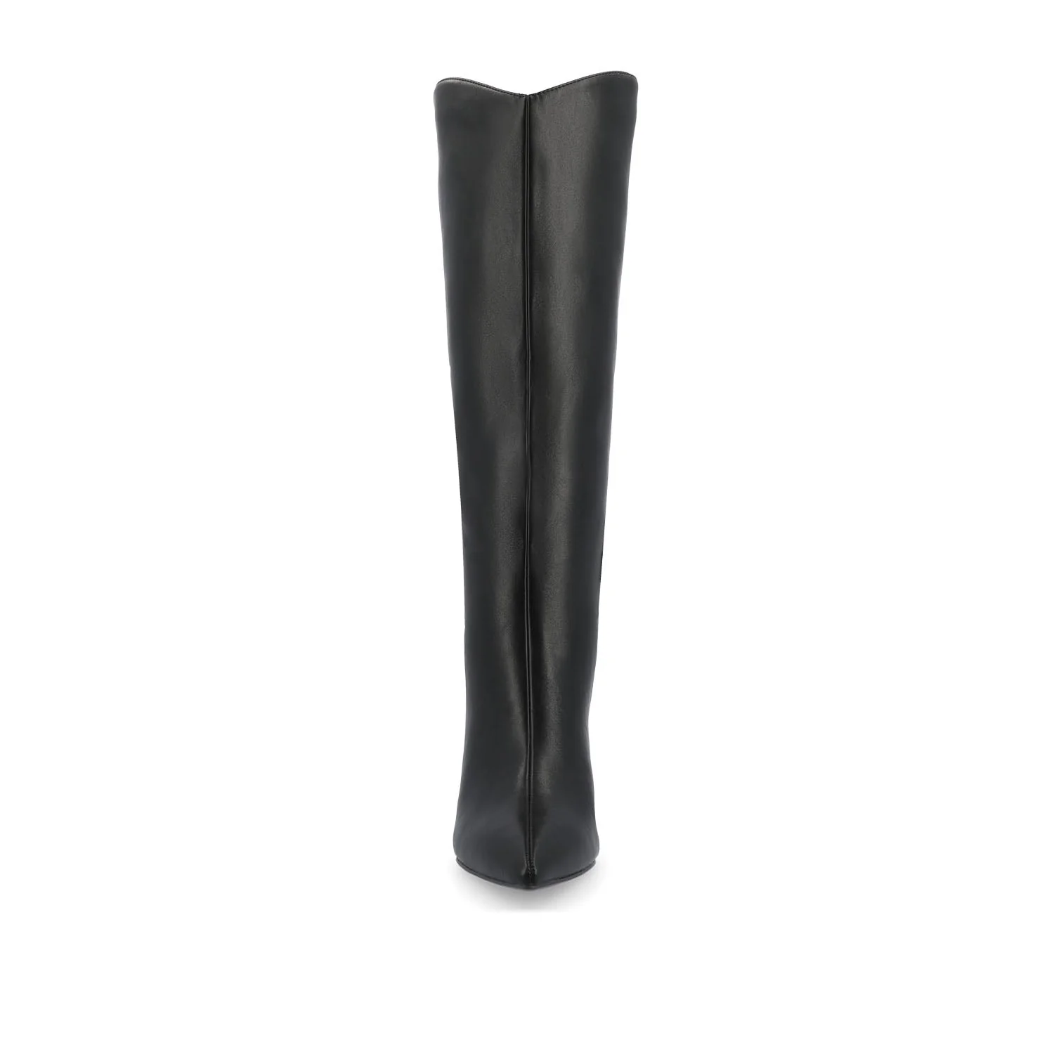 REHELA KNEE HIGH BOOTS IN VEGAN LEATHER - Black - Image 5