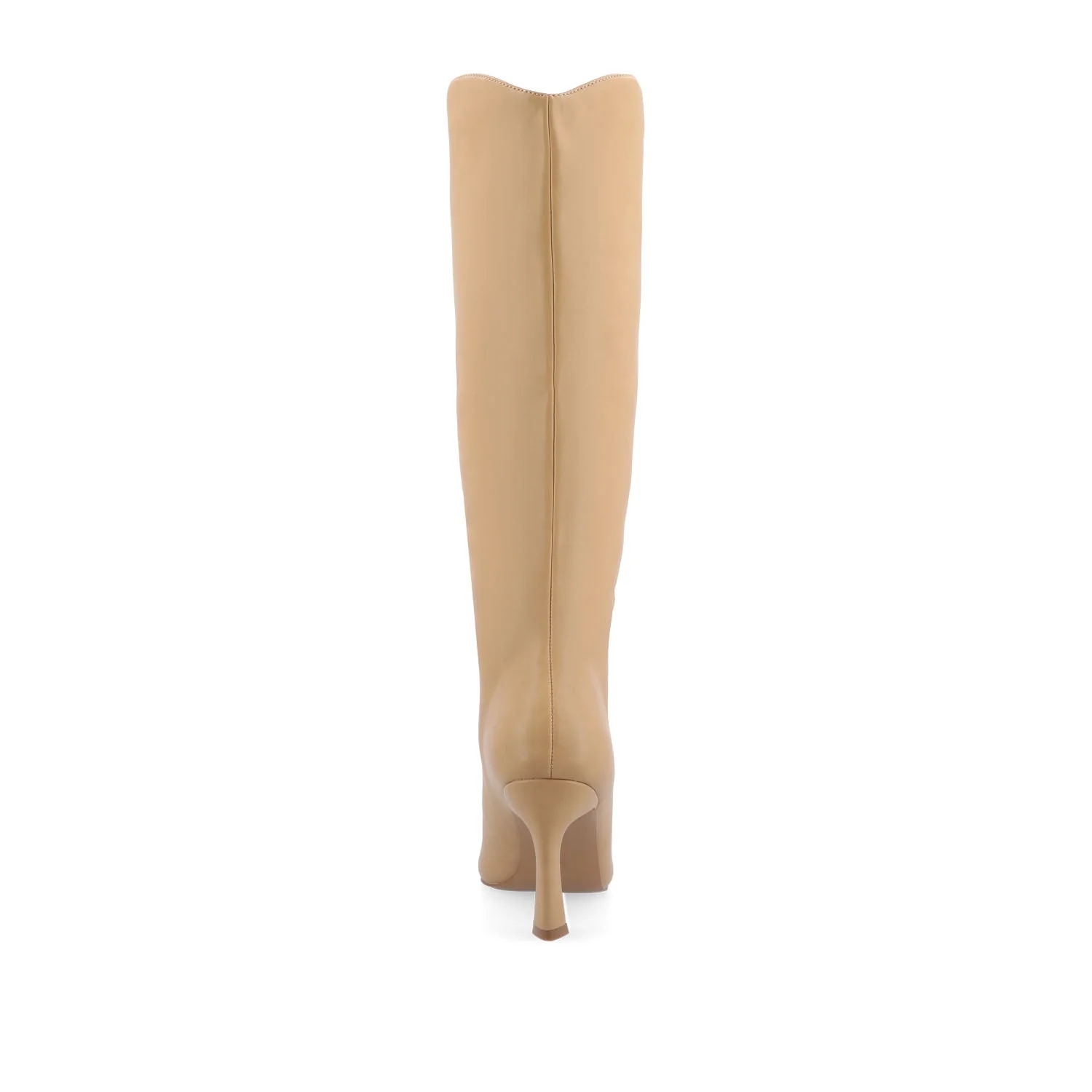 REHELA VEGAN LEATHER KNEE HIGH BOOTS IN WIDE - Tan - Image 8