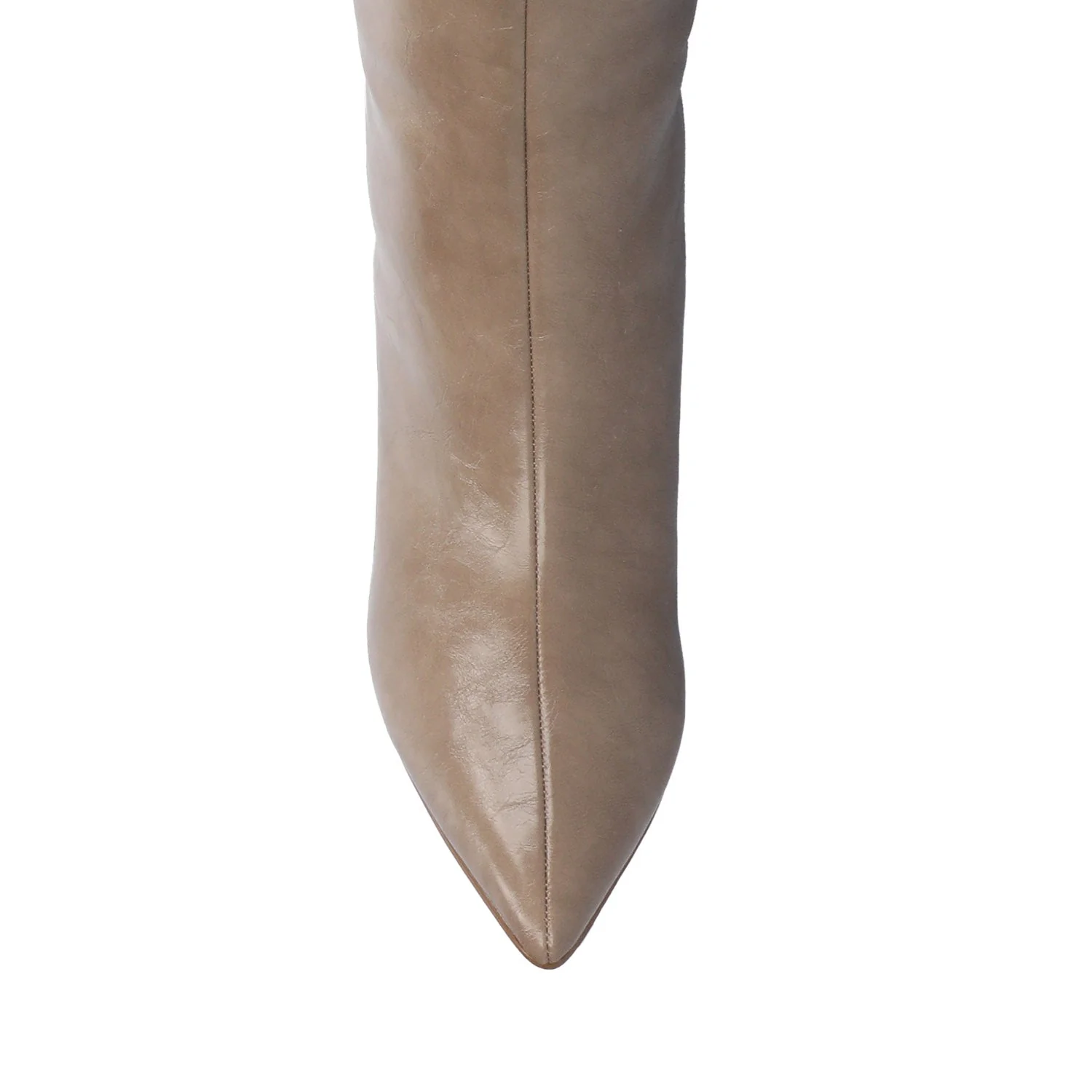 REHELA BOOTS IN WIDE WIDTH & CALF - Taupe Patent - Image 4