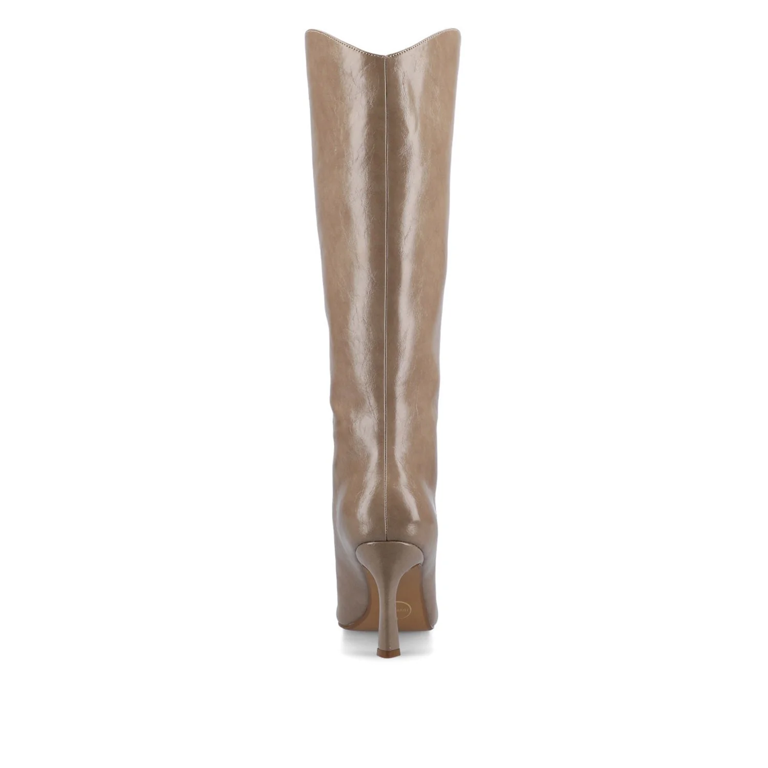 REHELA BOOTS IN WIDE WIDTH & CALF - Taupe Patent - Image 6