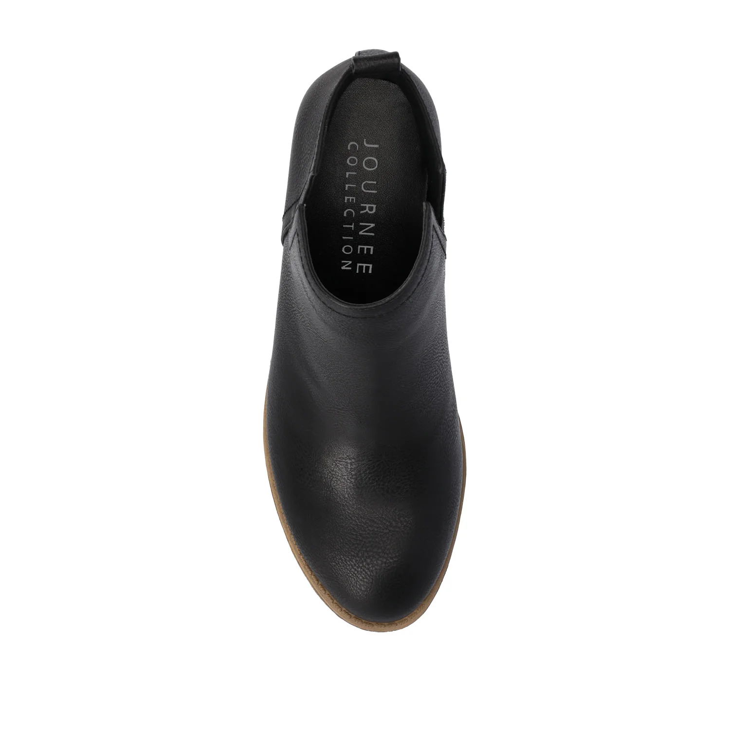 RIMI BLOCK HEELED BOOTIES IN FAUX SUEDE - Black PU - Image 7
