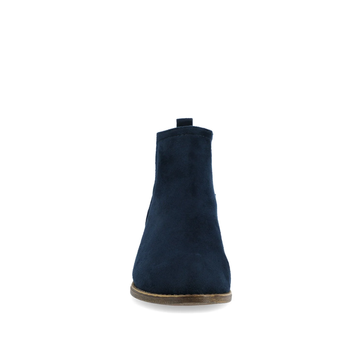 RIMI BLOCK HEELED BOOTIES IN FAUX SUEDE - Blue - Image 5