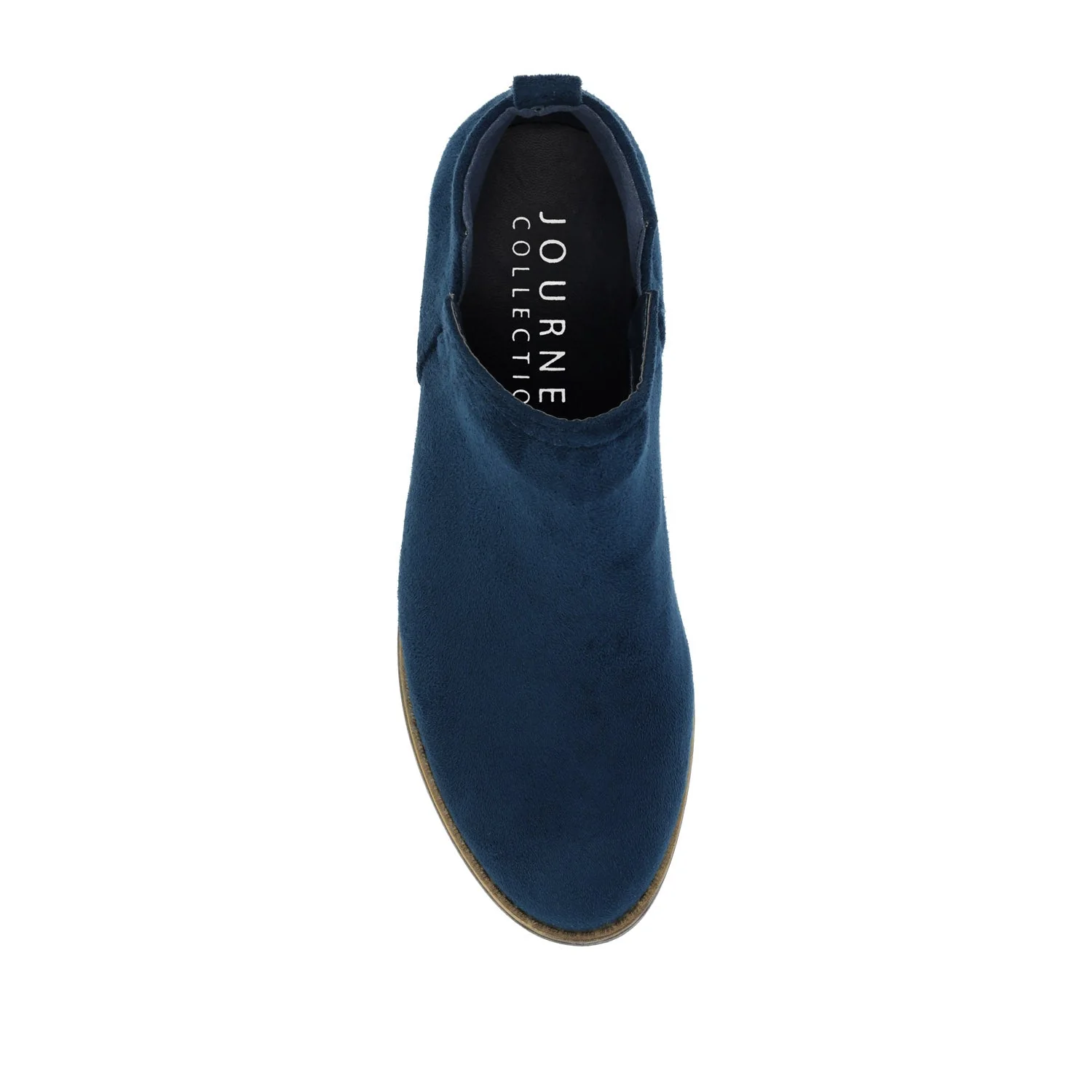 RIMI BLOCK HEELED BOOTIES IN FAUX SUEDE - Blue - Image 6
