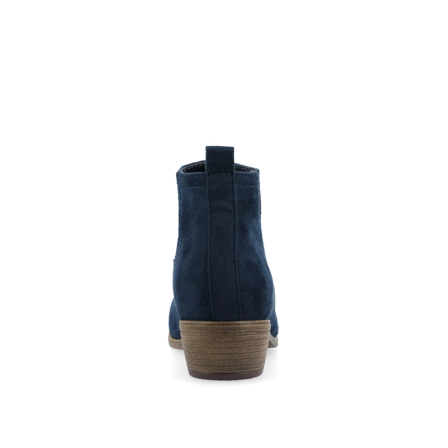 RIMI BLOCK HEELED BOOTIES IN FAUX SUEDE - Blue - Image 7