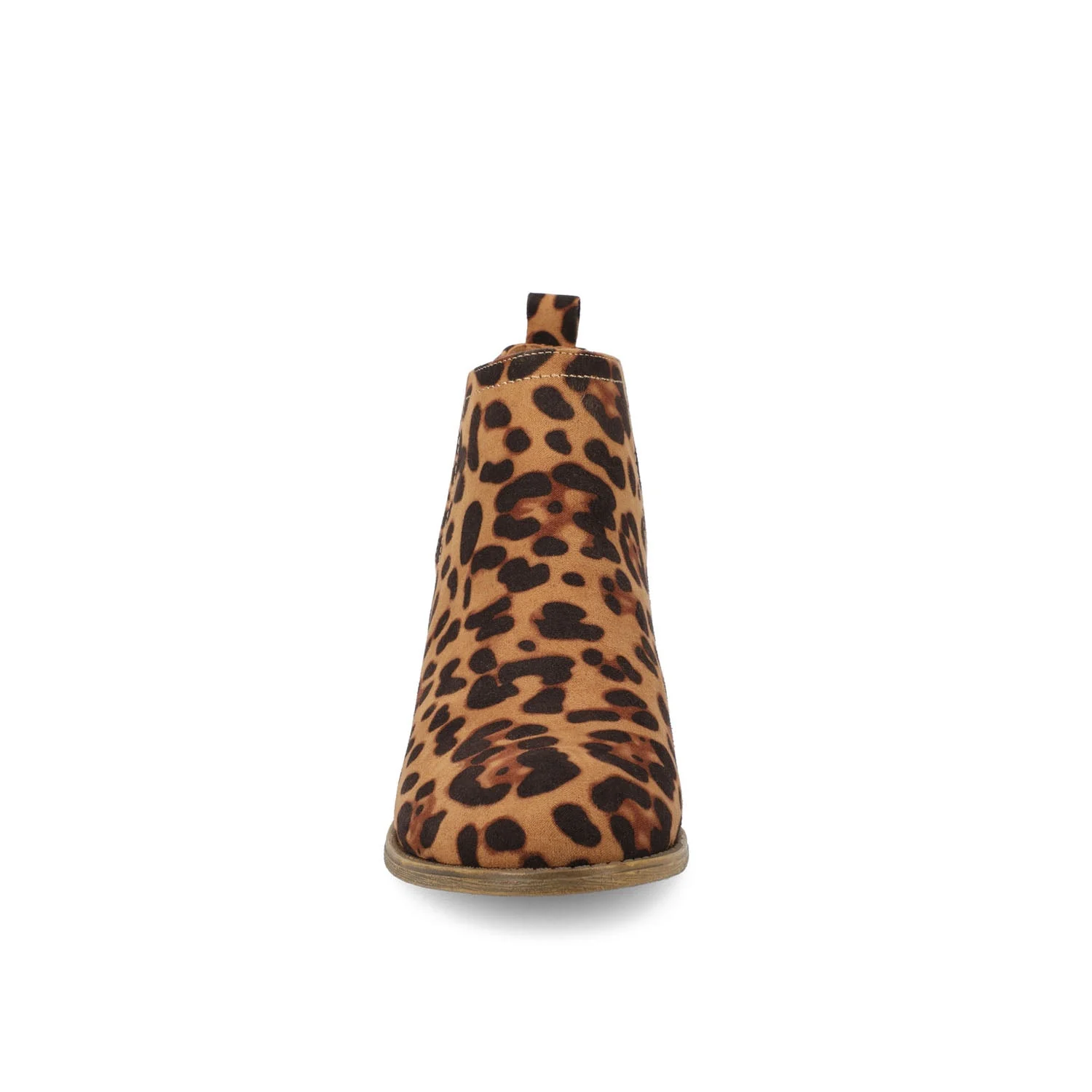 RIMI BLOCK HEELED BOOTIES IN FAUX SUEDE - Leopard - Image 5