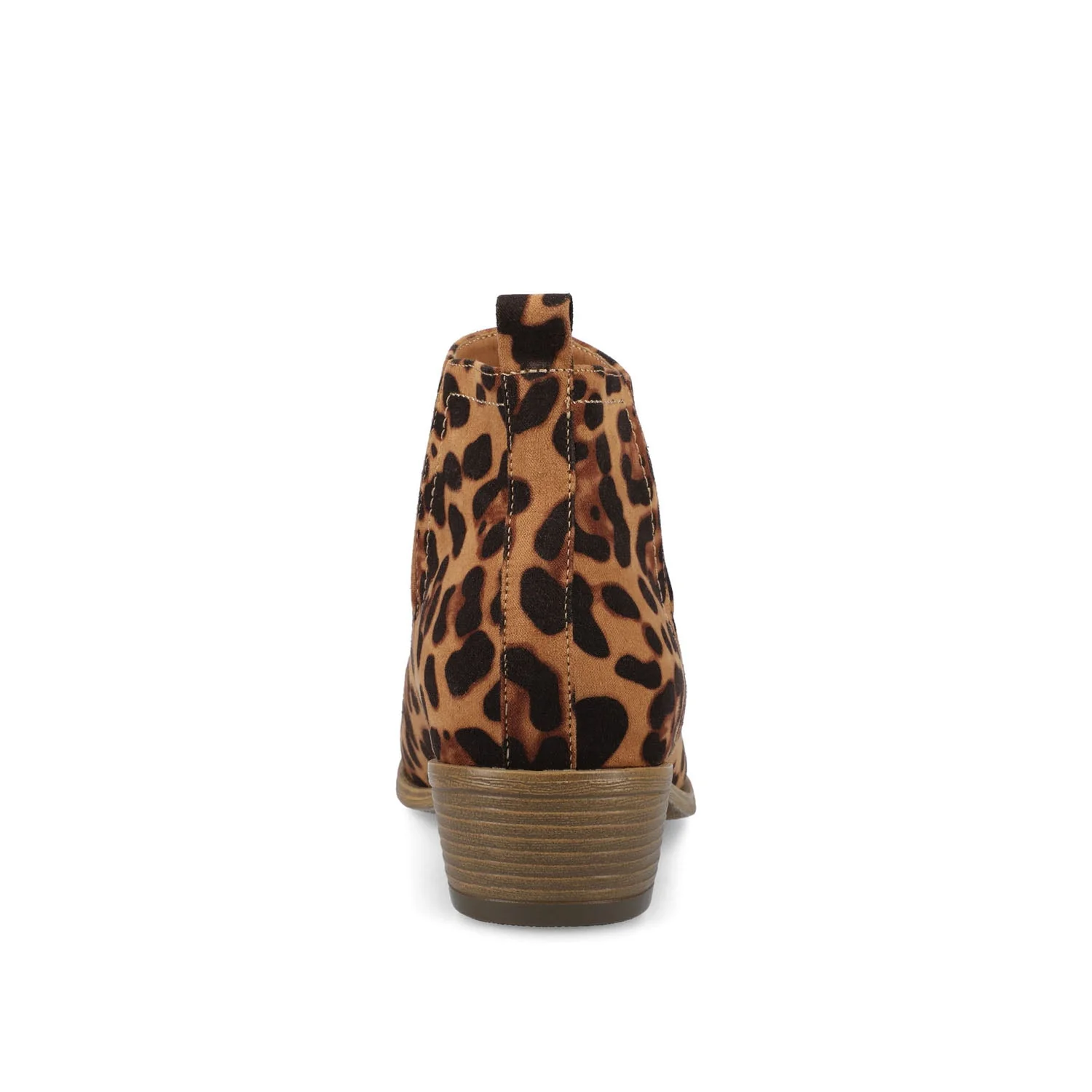 RIMI BLOCK HEELED BOOTIES IN FAUX SUEDE - Leopard - Image 7